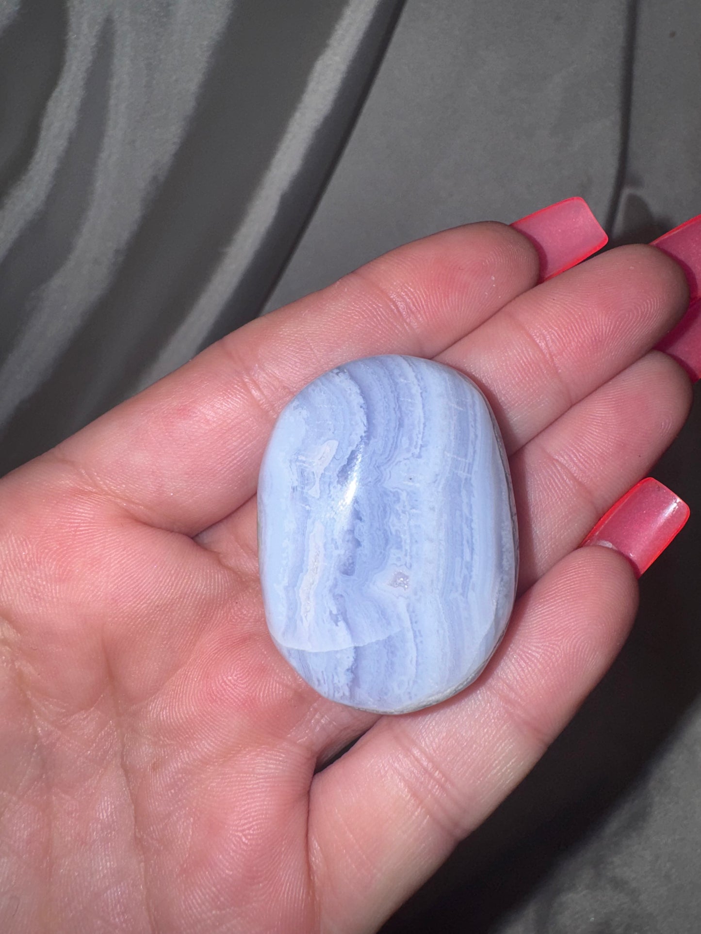 Blue Lace Agate Palmstone (last one!)