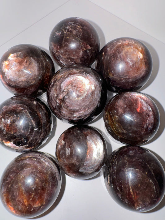 Gem Lepidolite AA Sphere