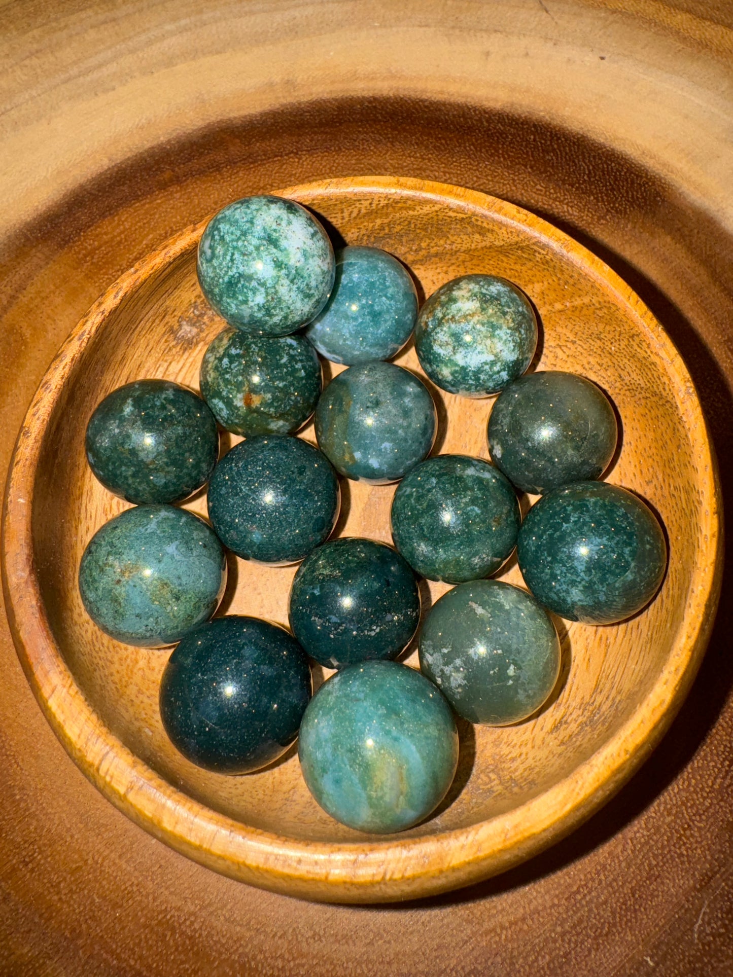 Moss Agate Small Sphere