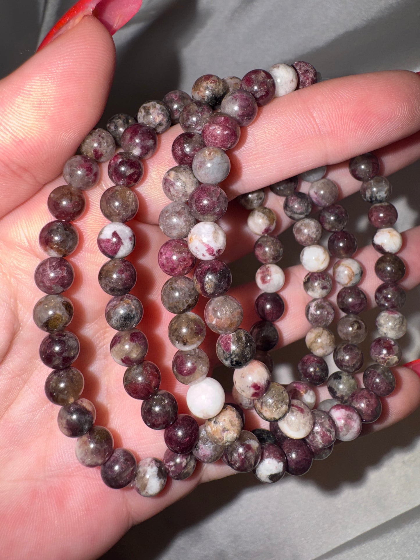 Rubellite 6mm Bracelet