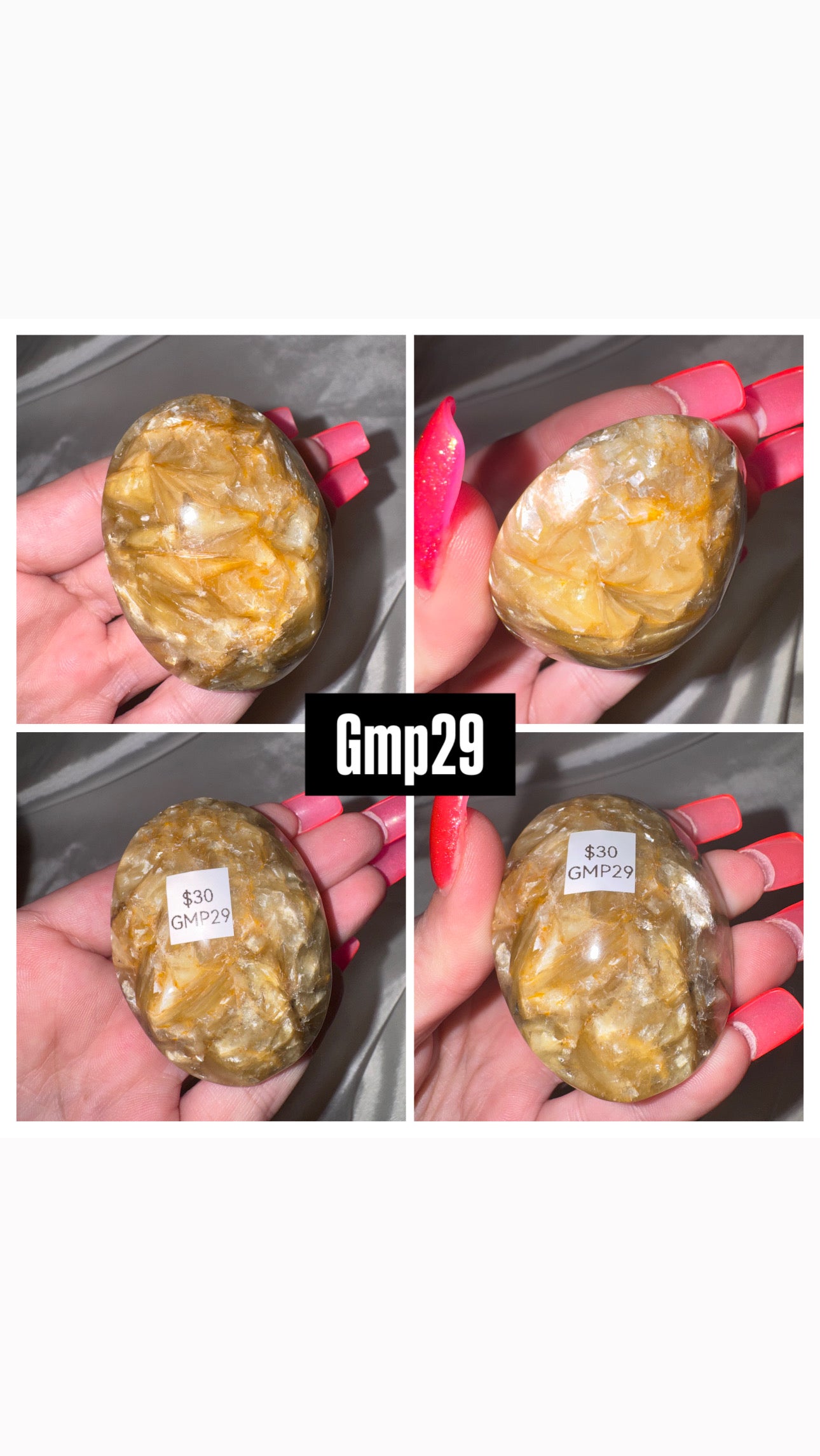 Golden Mica Muscovite Palmstone