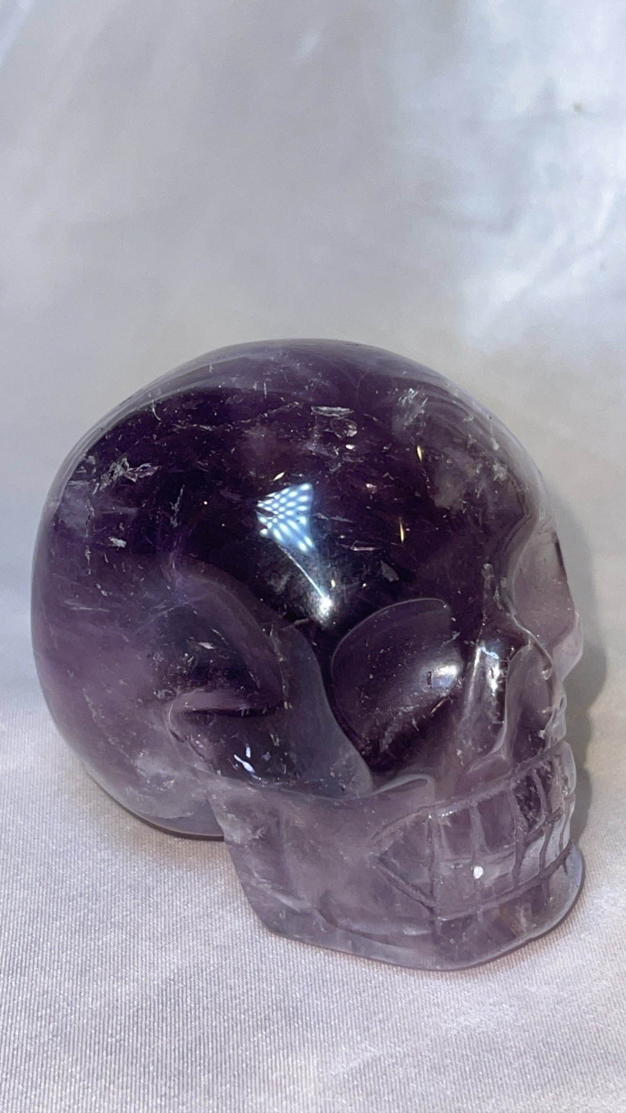 Amethyst AA Master Carved Skull