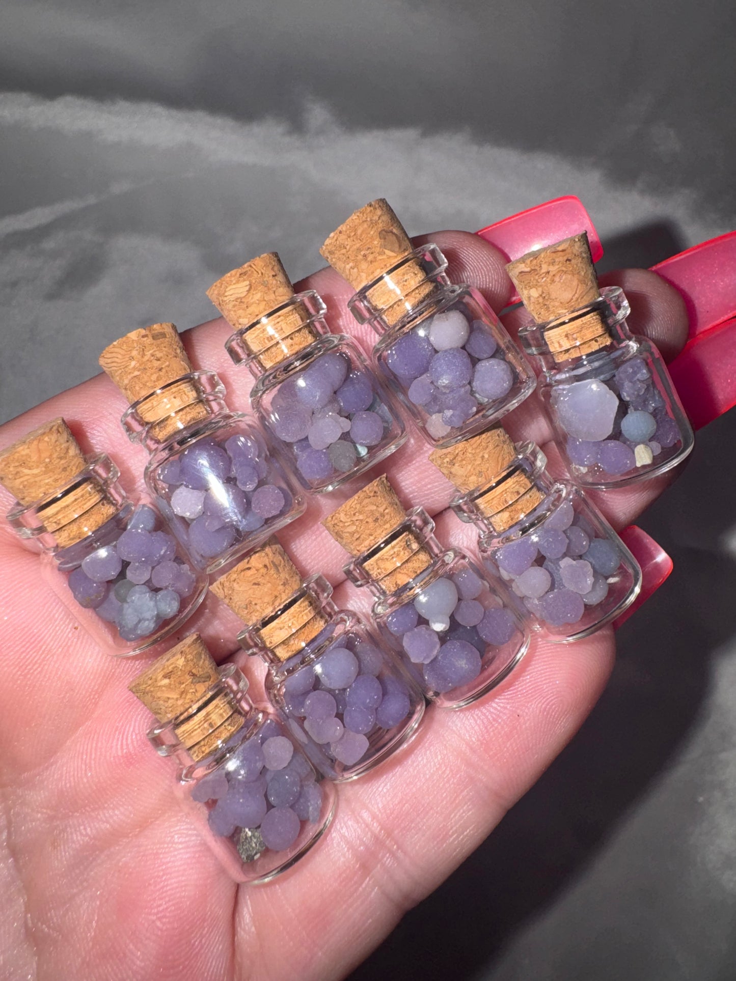 Grape Agate Bottles