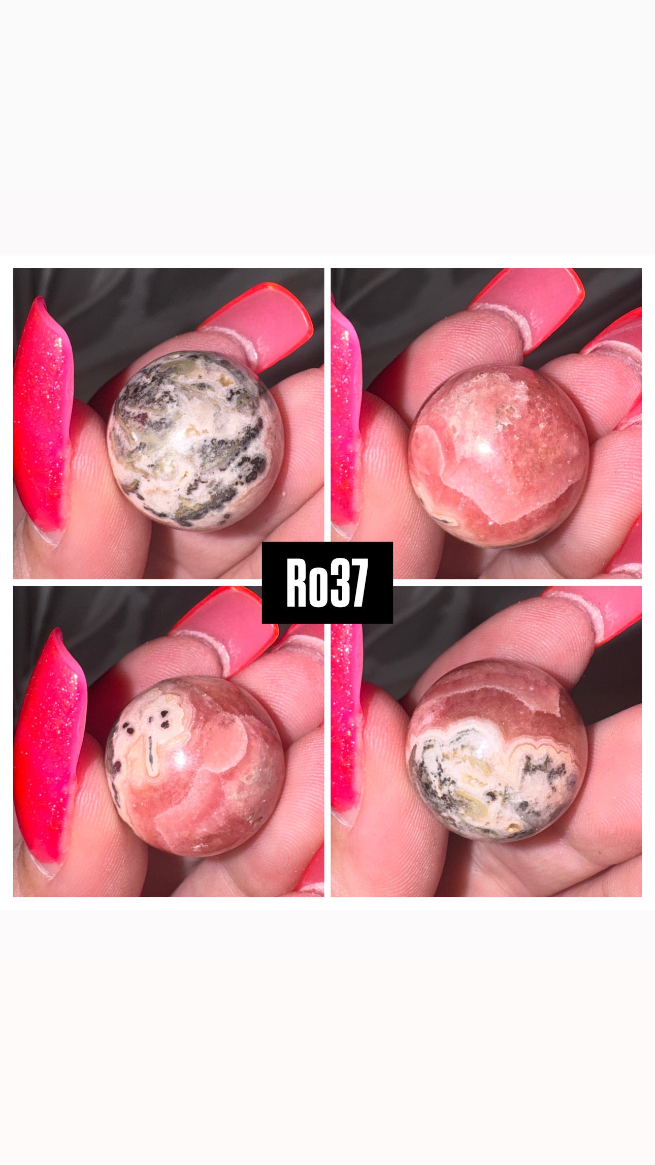 Rhodochrosite Sphere