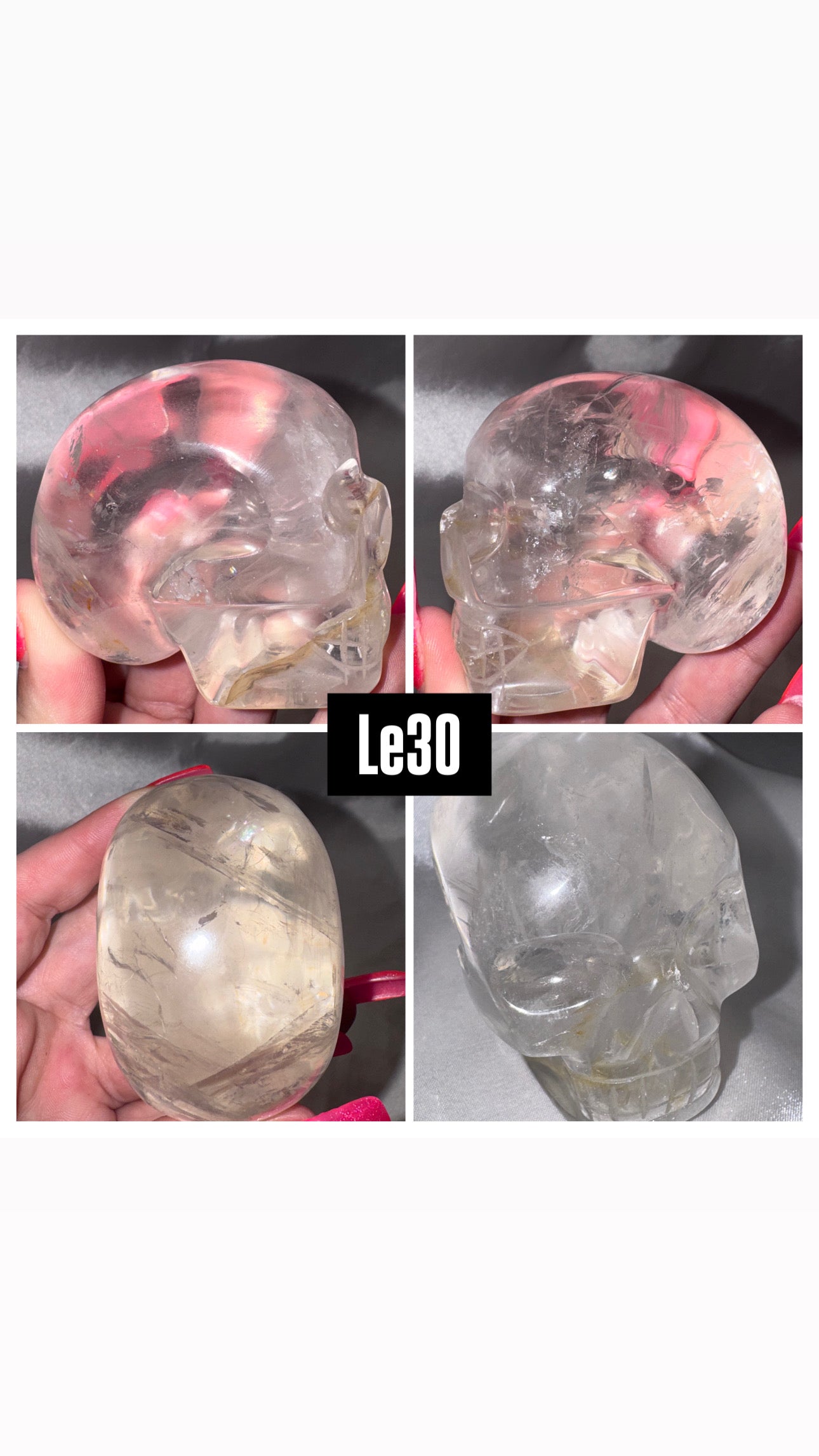 Lemurian Master Carved Skull
