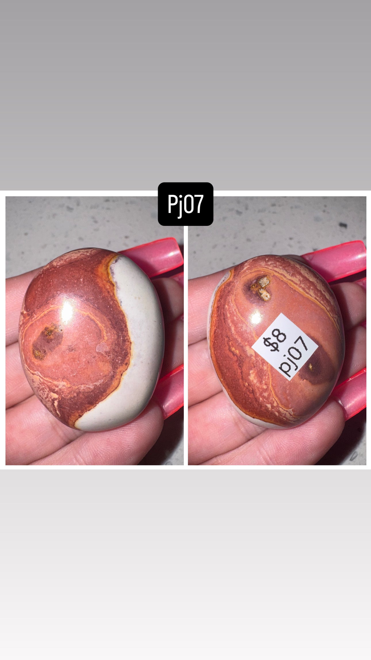 Polychrome Jasper Palmstone