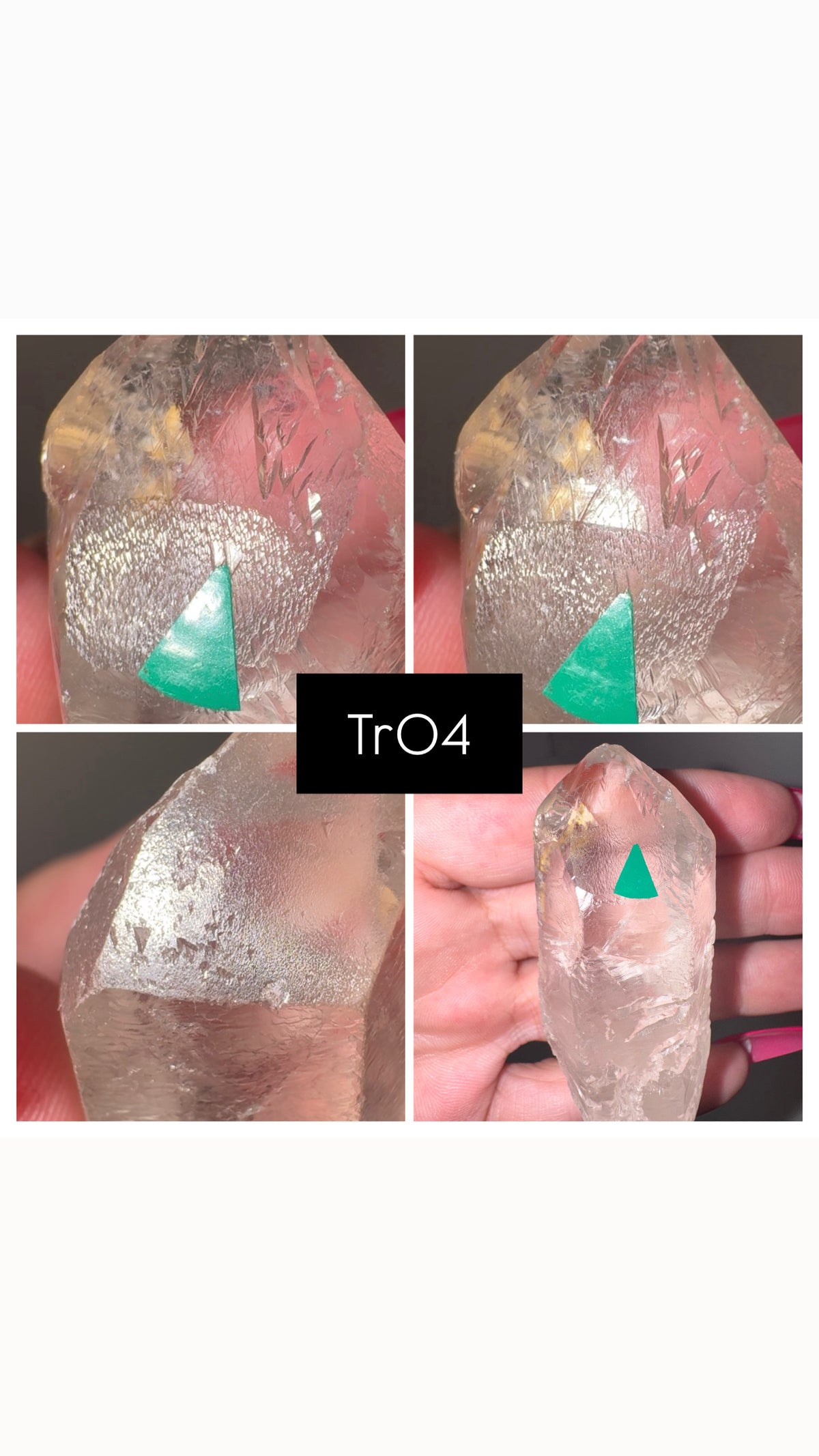 Trigonic Record Keeper Quartz Point RARE