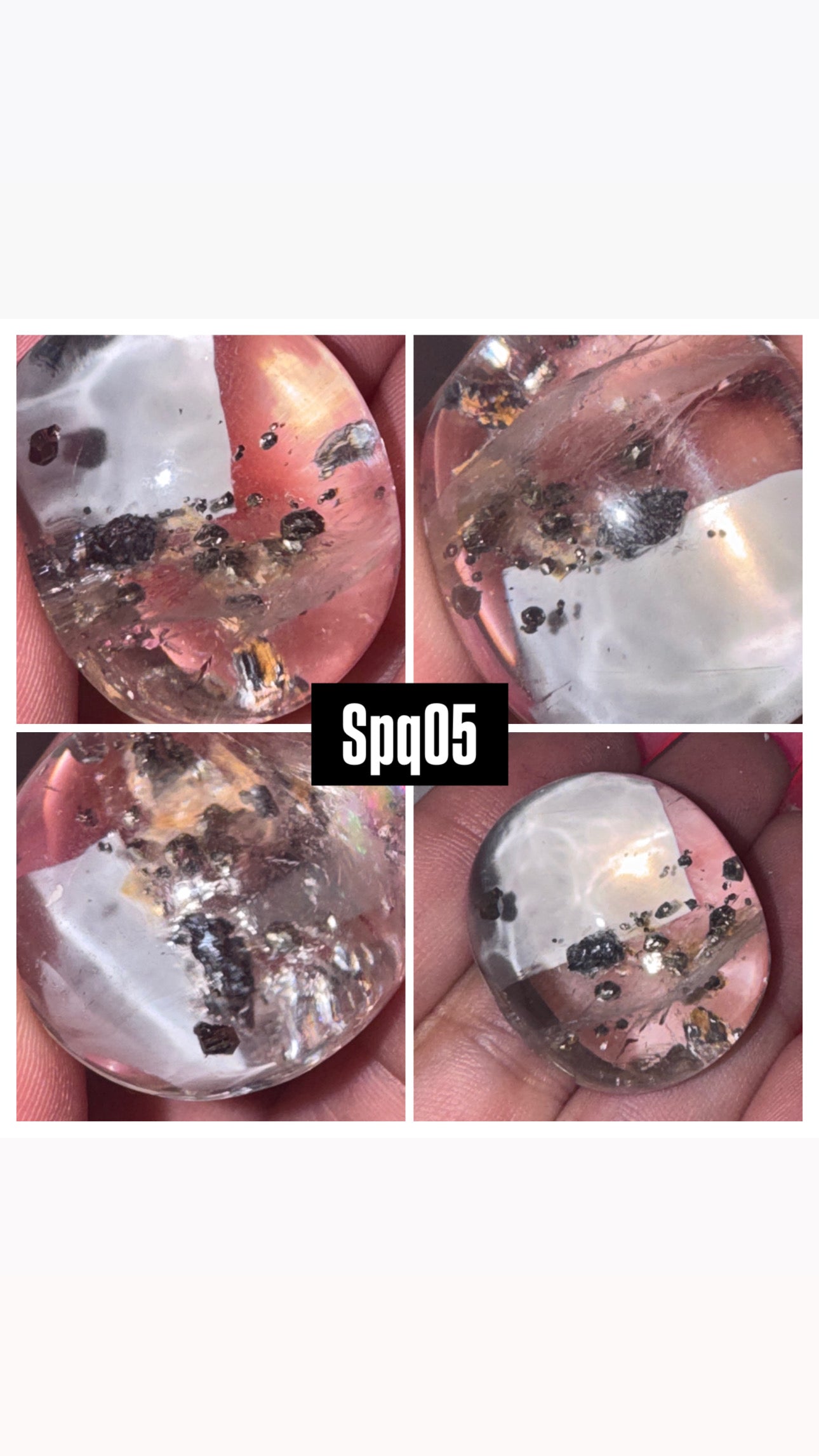 Pyrite Included Quartz Tower/Freefrom- Super Rare