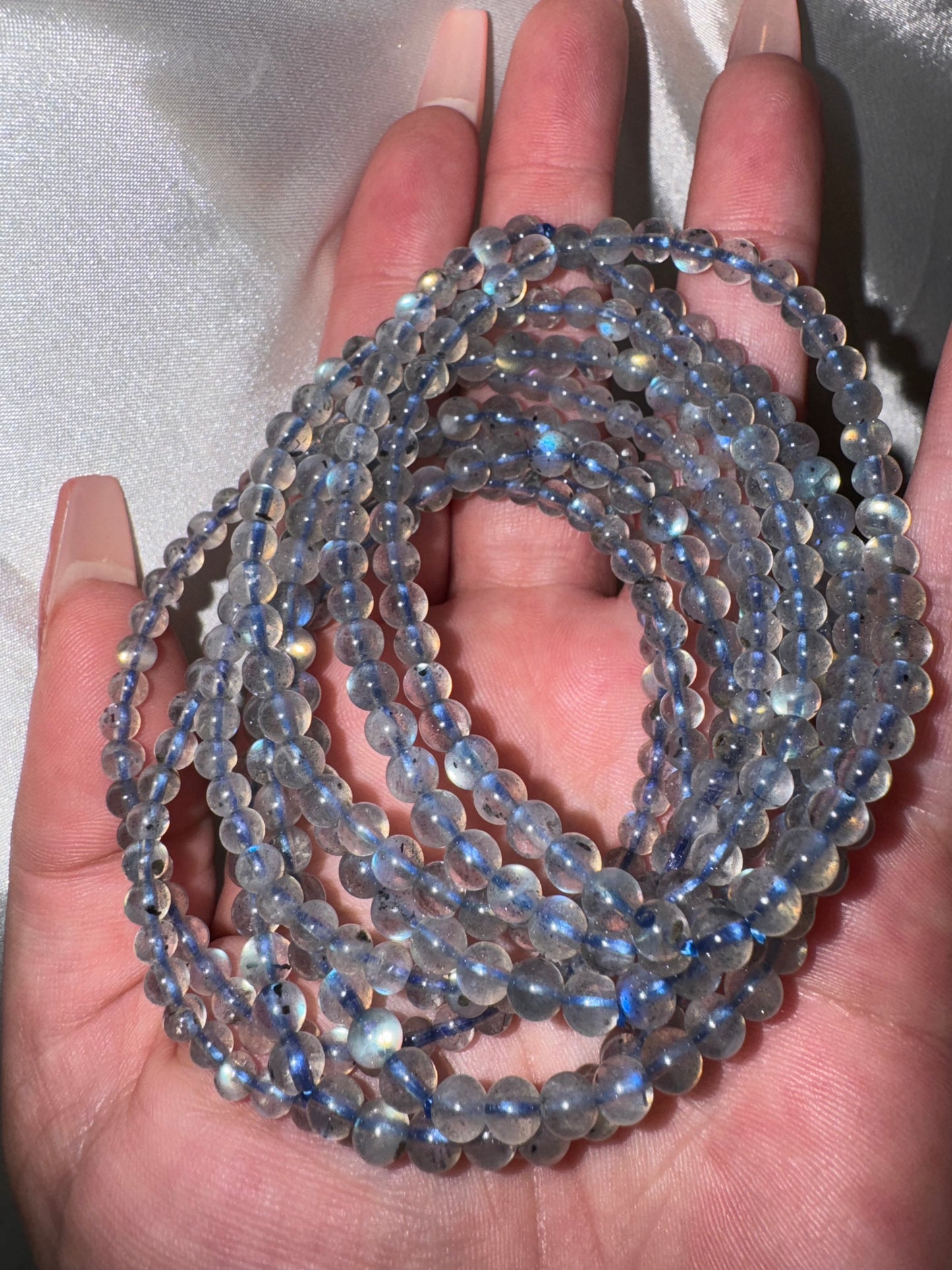 Labradorite high grade 5mm bracelet