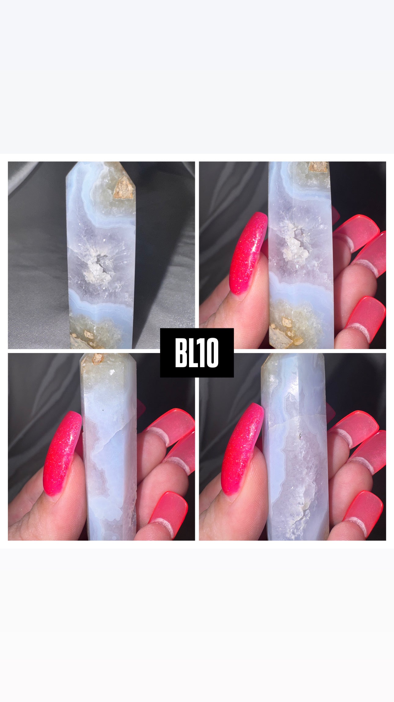 Blue Lace Agate Tower