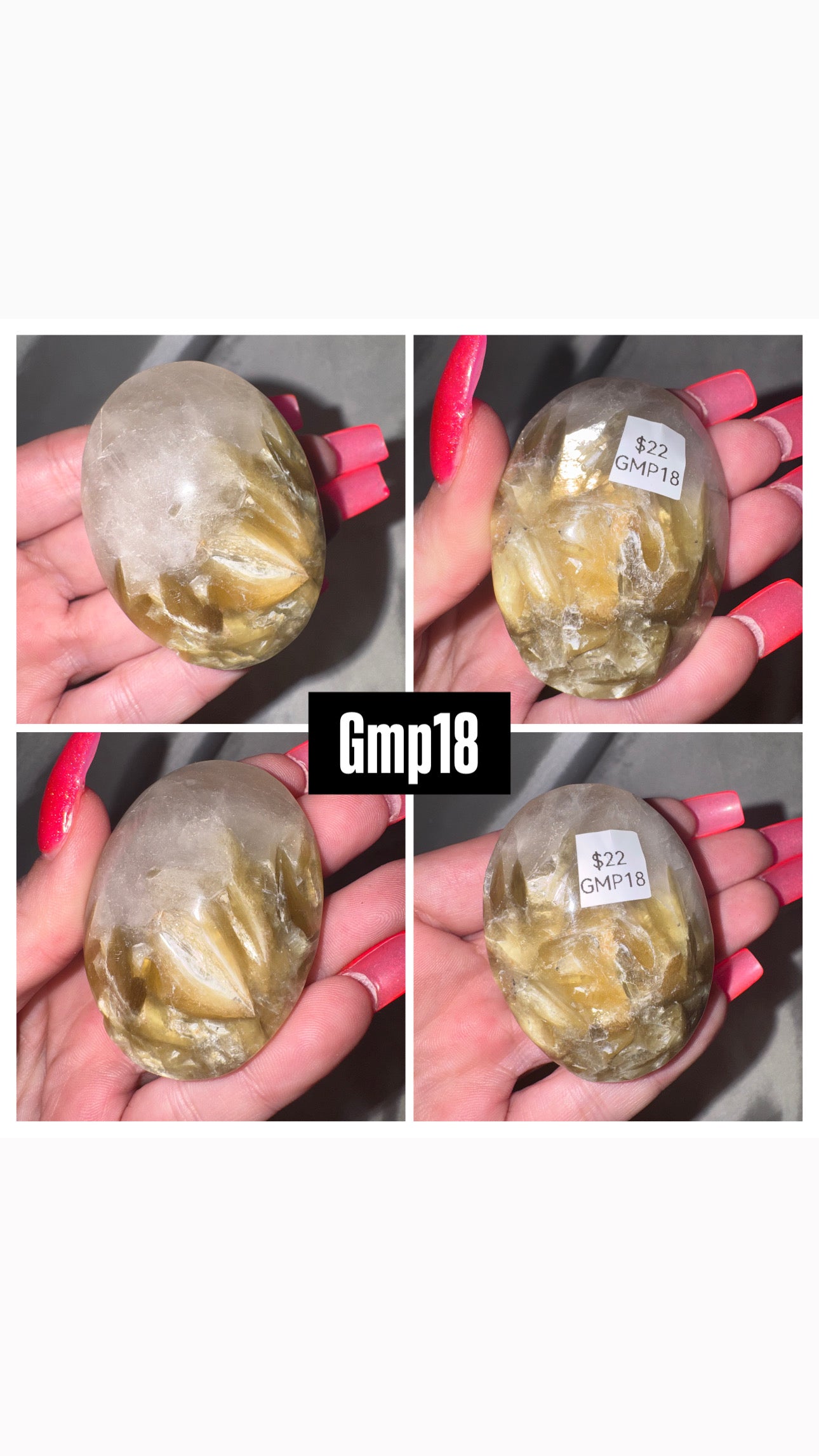 Golden Mica Muscovite Palmstone