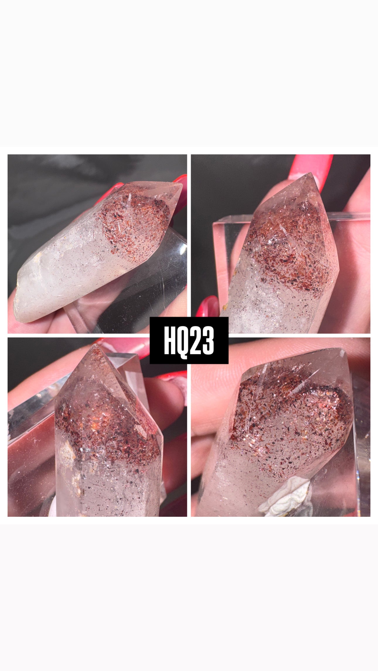 Harlequin Quartz AAA Point