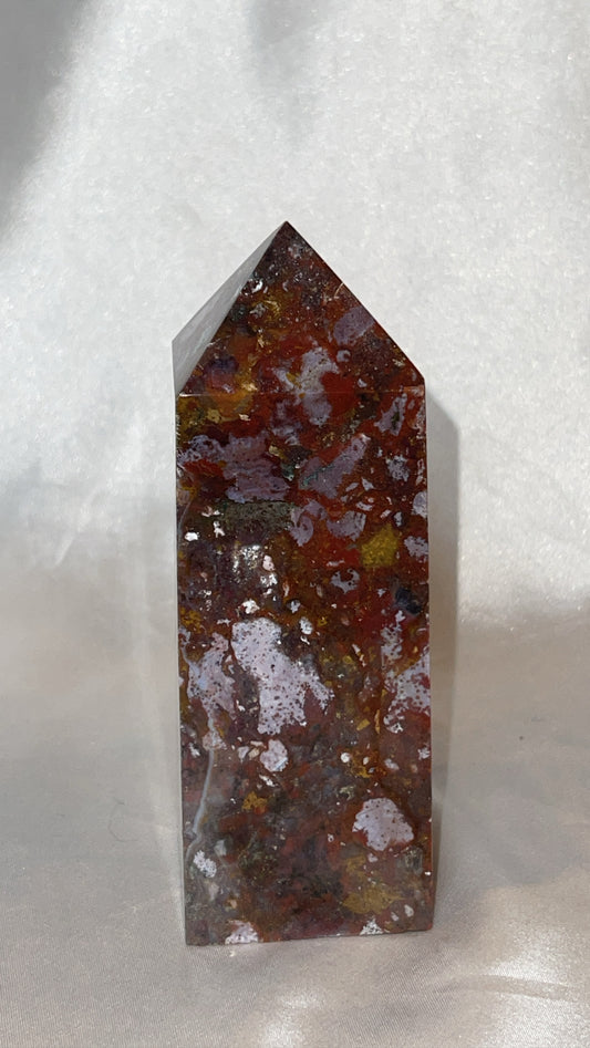 Purple Ocean Jasper Large Tower