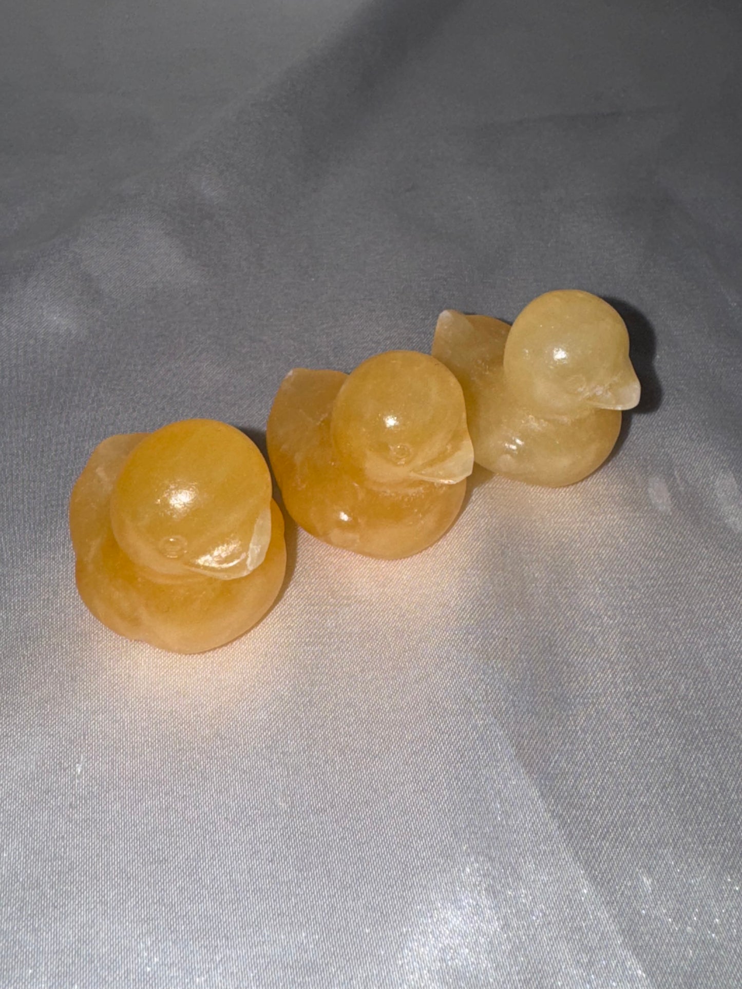 Yellow Calcite Small Duck