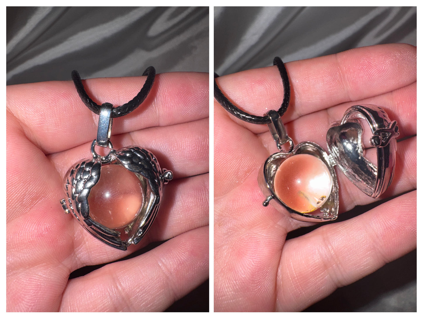 Angel Sphere Cage Necklace
