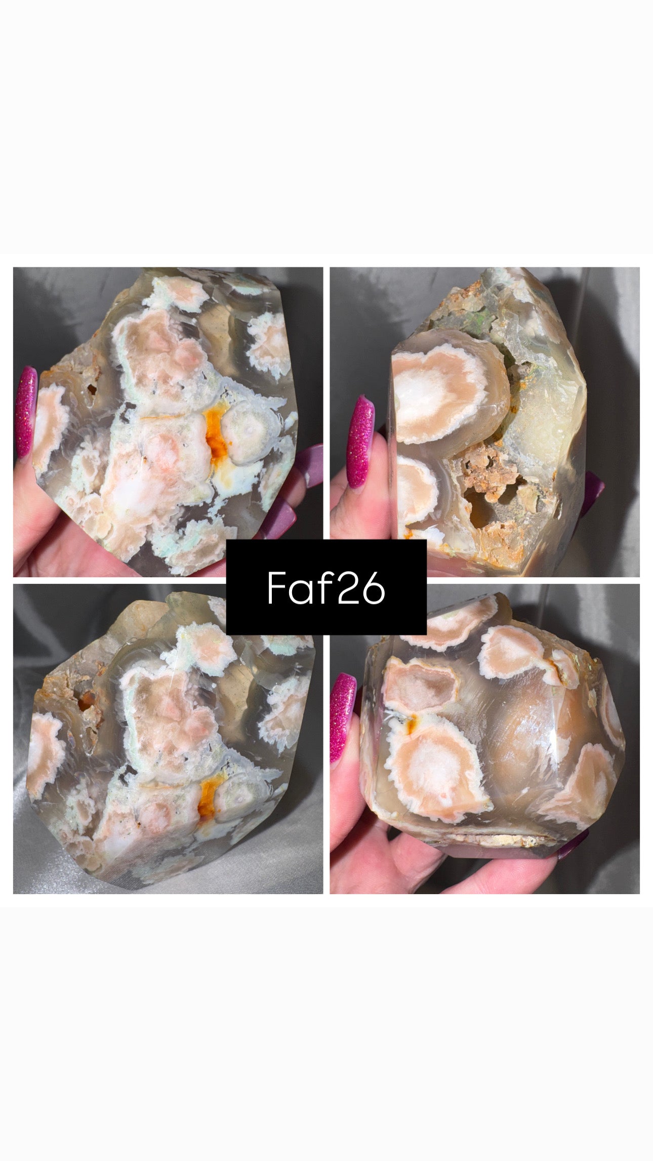 Flower Agate AA Freeform