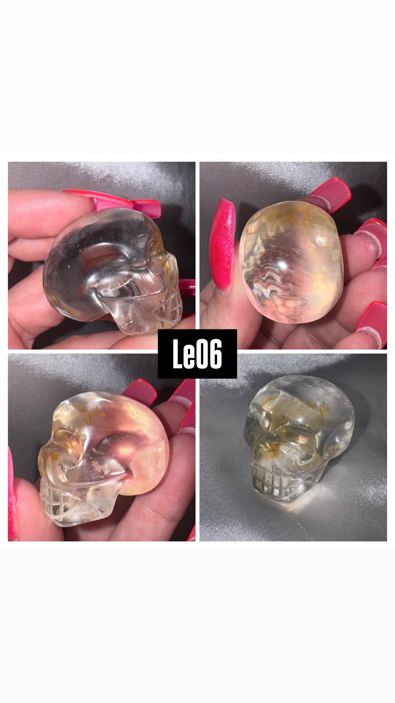 Lemurian Master Carved Skull