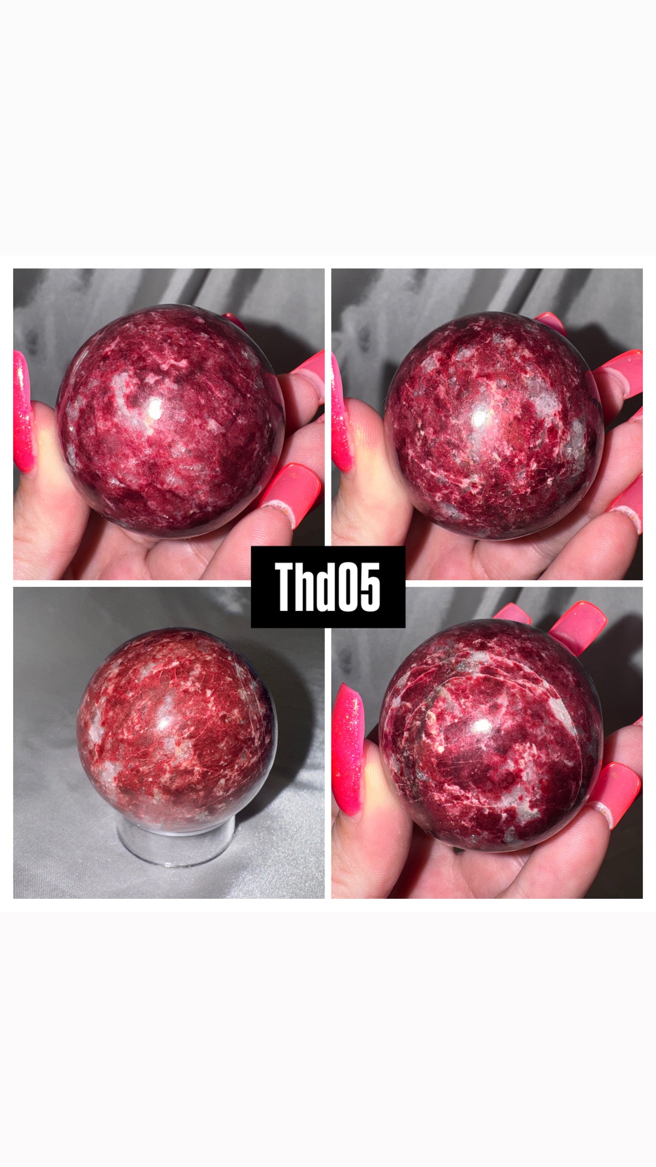 Thulite Sphere