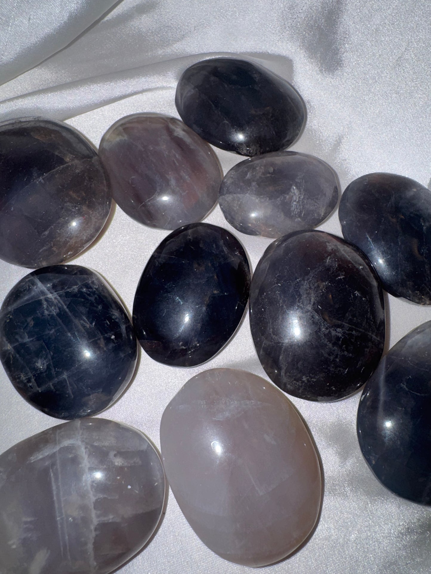 Blue Rose Quartz Palmstone