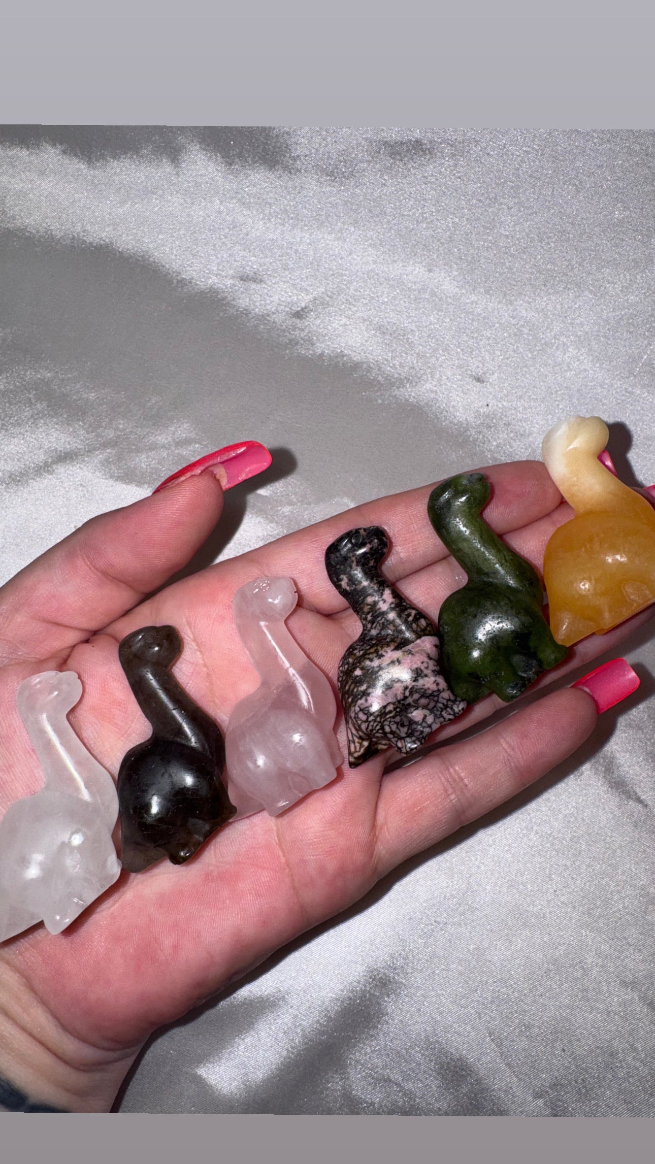 Crystal Small Dinosaur Carving