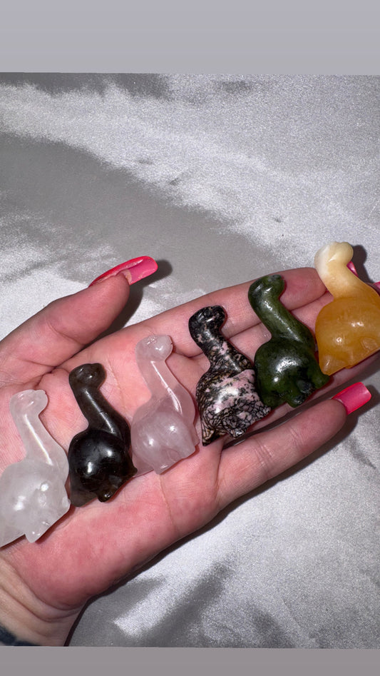 Crystal Small Dinosaur Carving