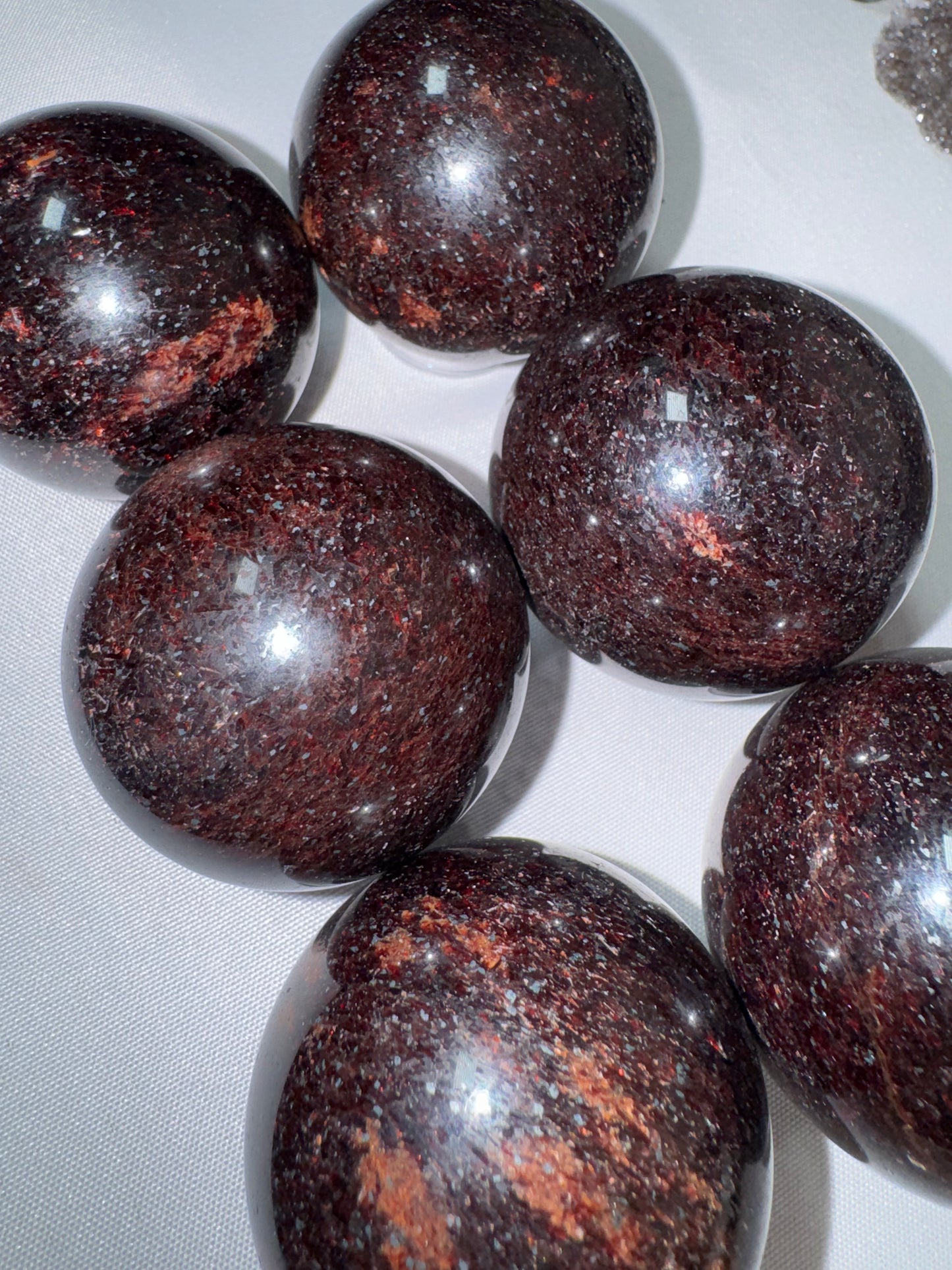 Red Mica Large Sphere