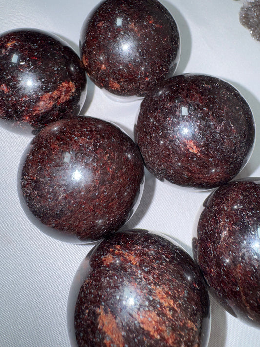 Red Mica Large Sphere