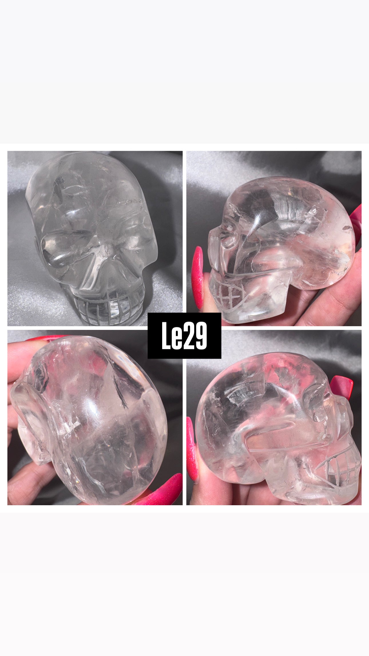 Lemurian Master Carved Skull