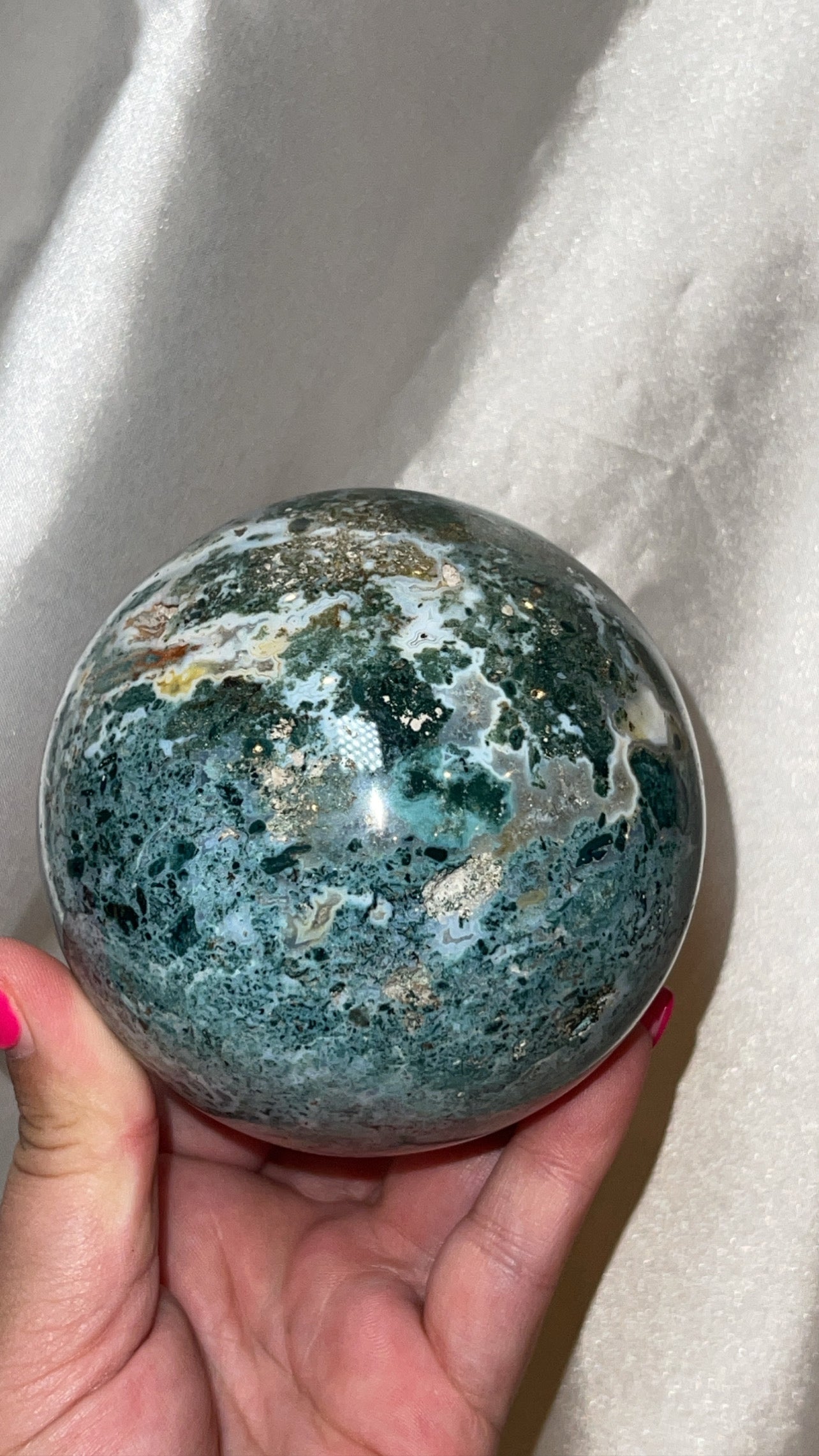 Ocean Jasper AAA XL Sphere (88mm)