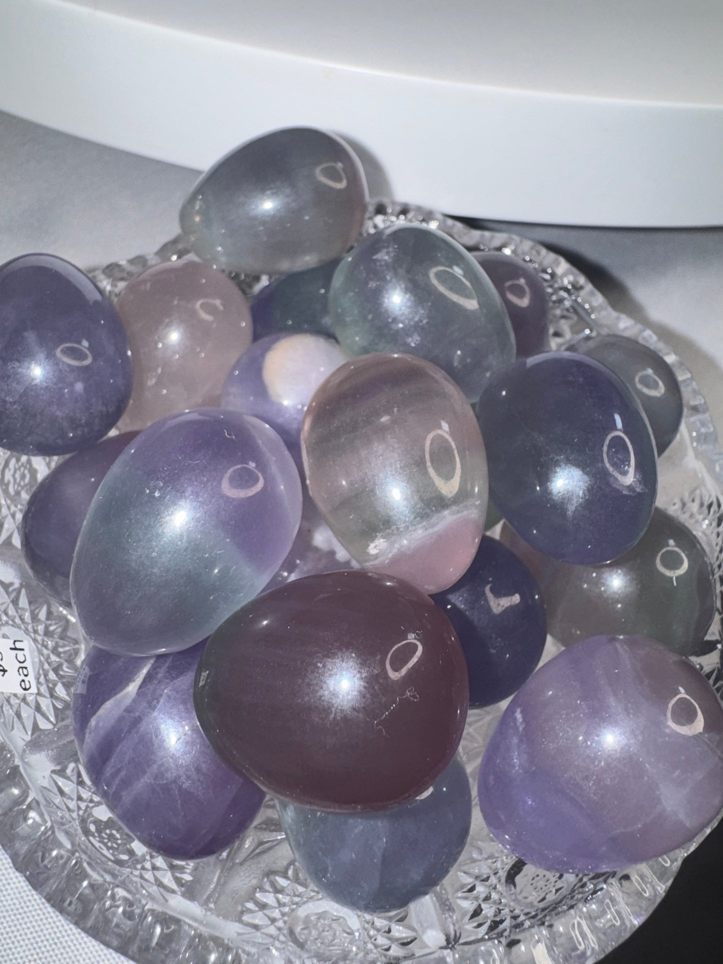Indigo Fluorite Egg