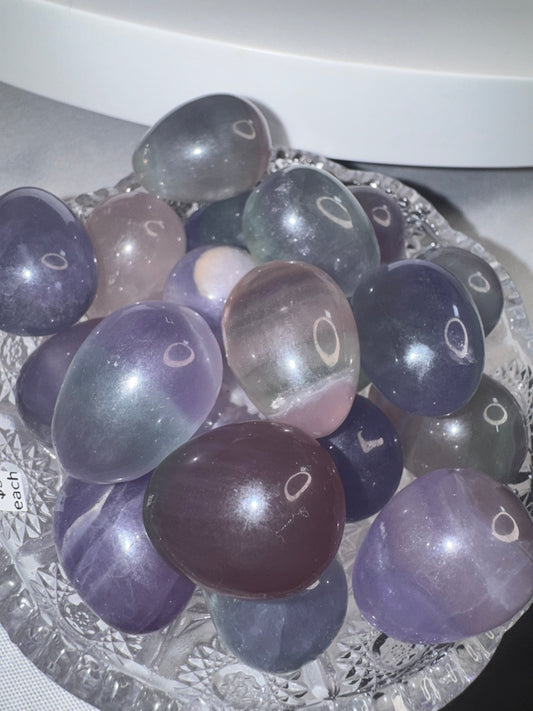 Indigo Fluorite Egg