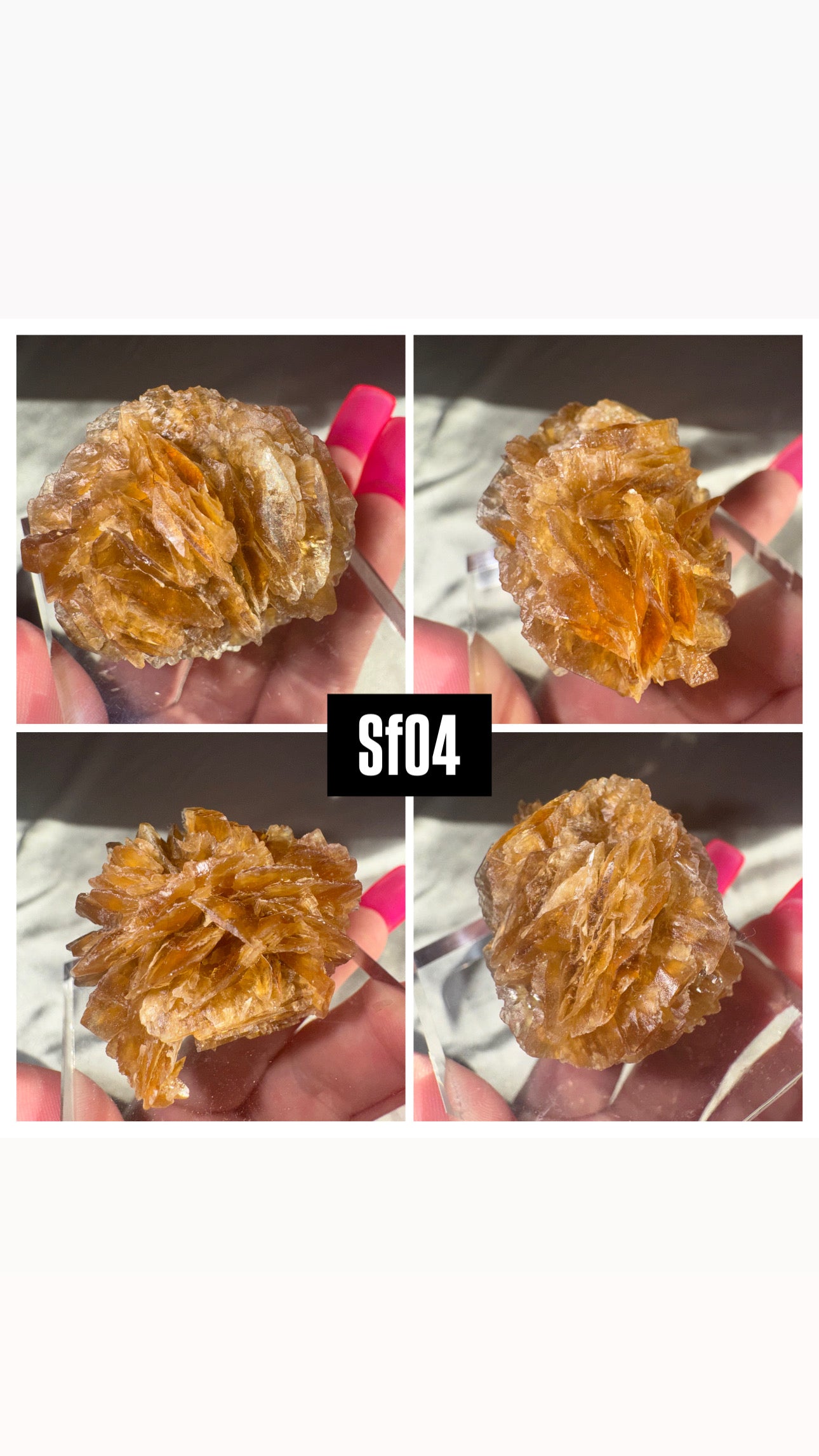 Gypsum Var Selenite Flower