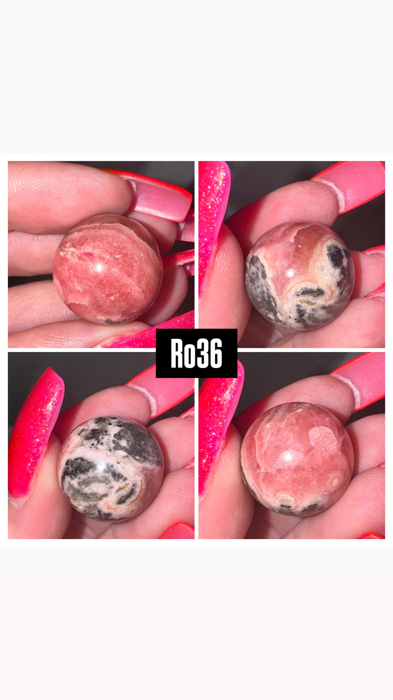 Rhodochrosite Sphere