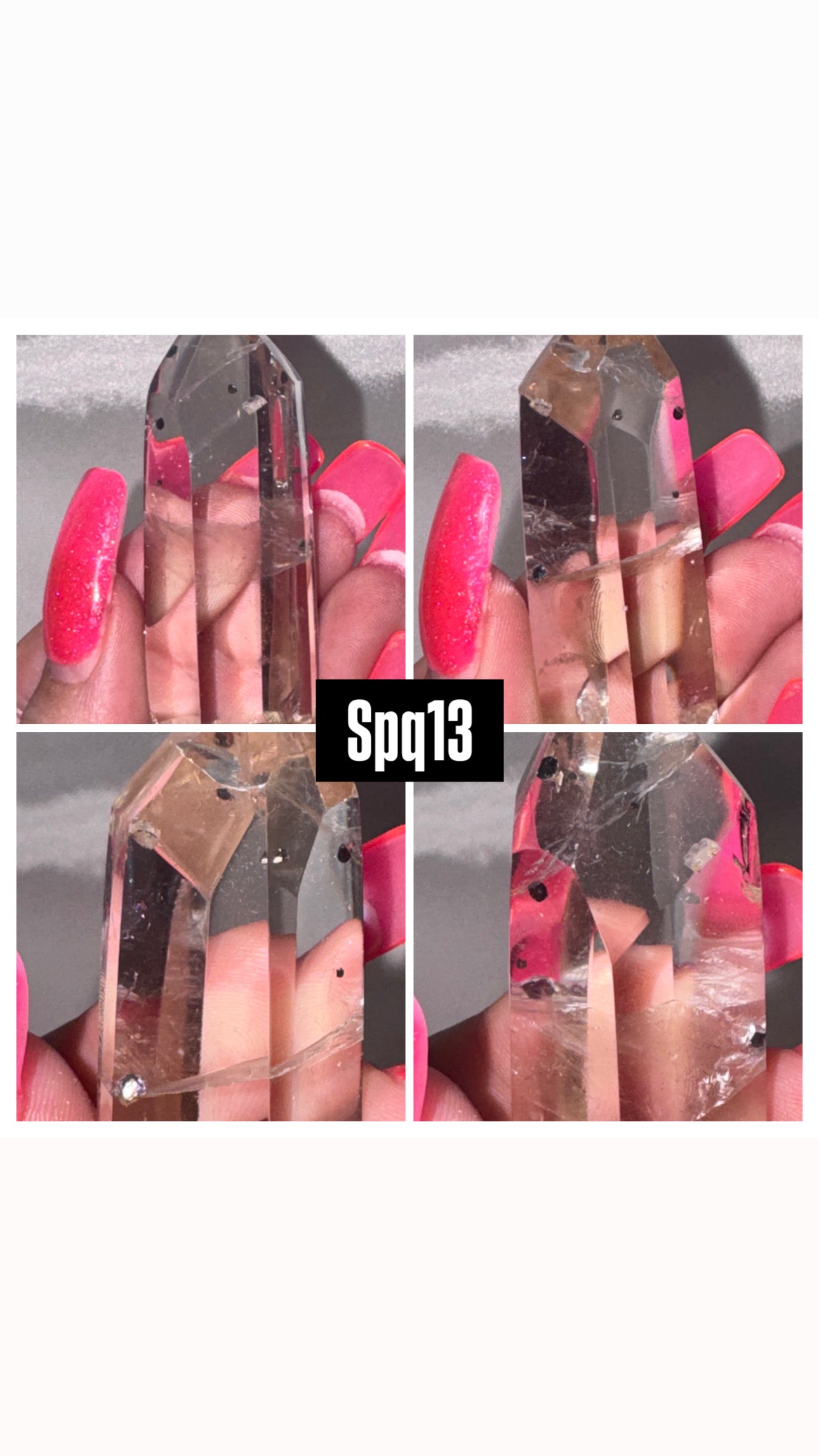 Pyrite Included Quartz Tower/Freefrom- Super Rare