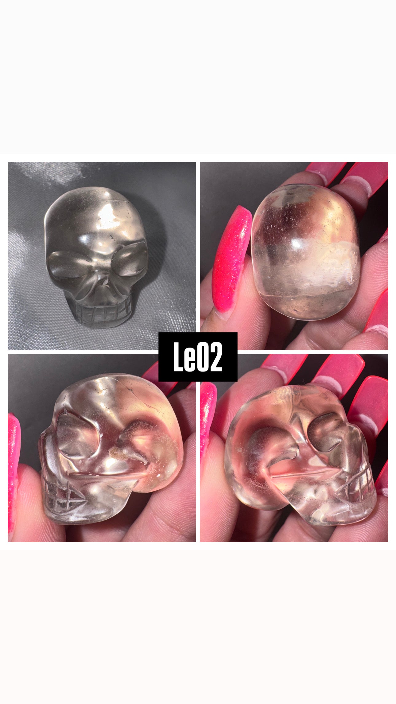 Lemurian Master Carved Skull