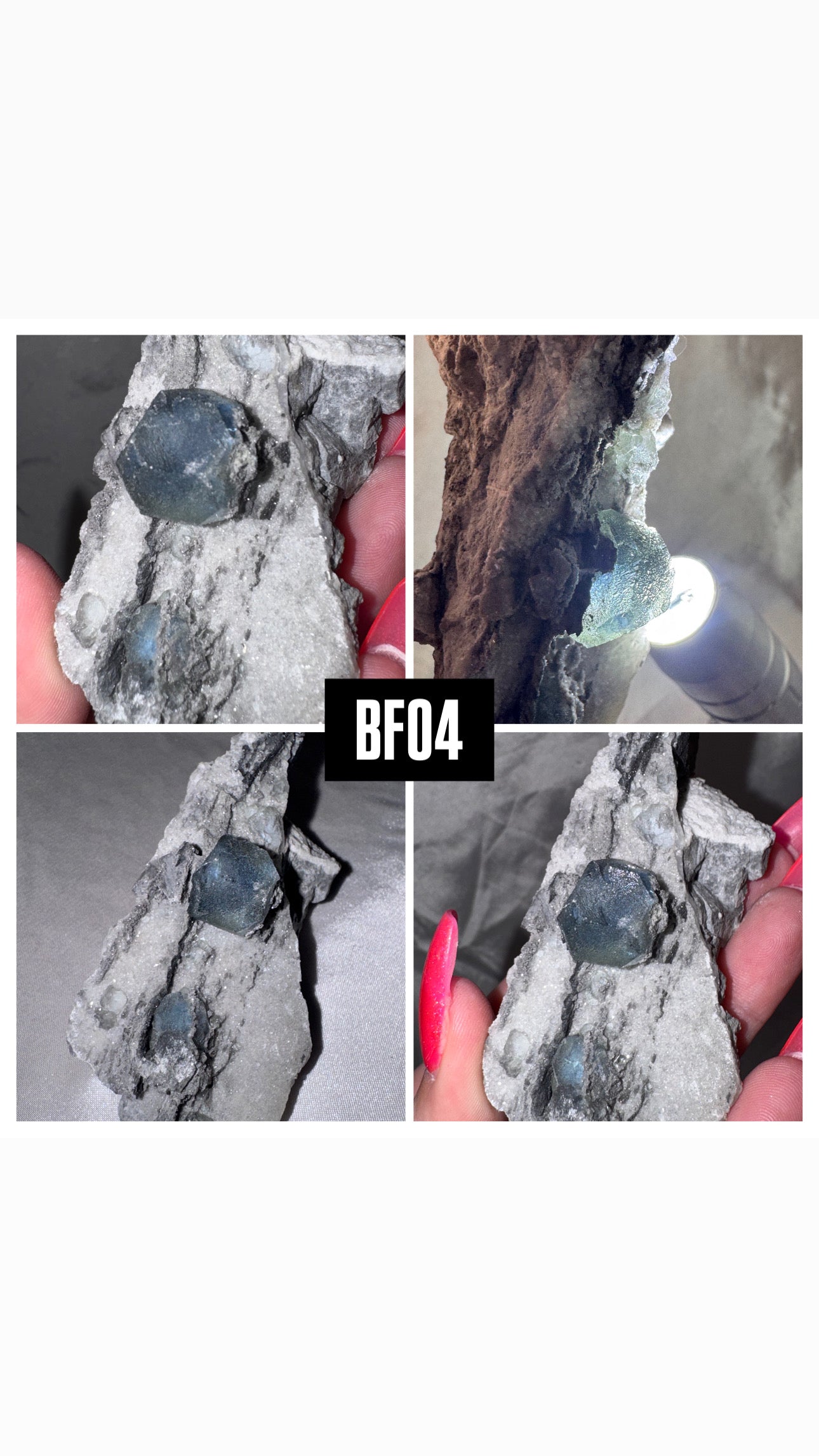 Blue Fluorite Specimen