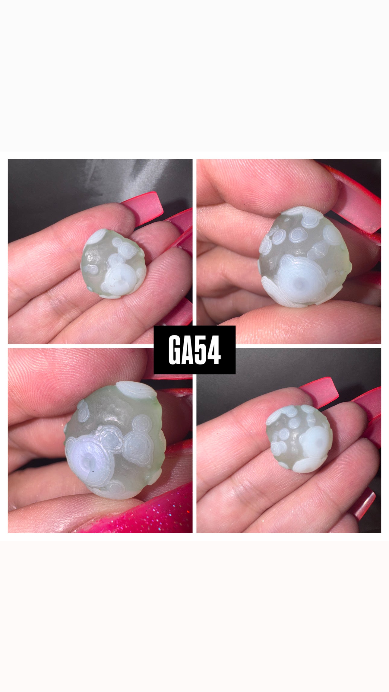 Gobi Desert Agate Green Pebble
