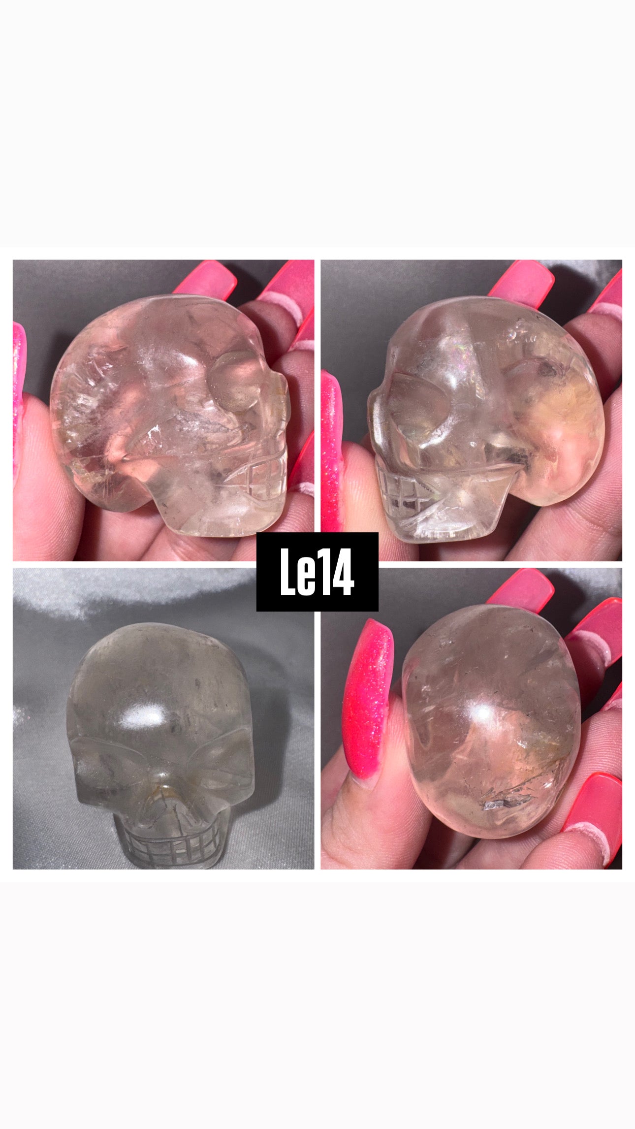 Lemurian Master Carved Skull