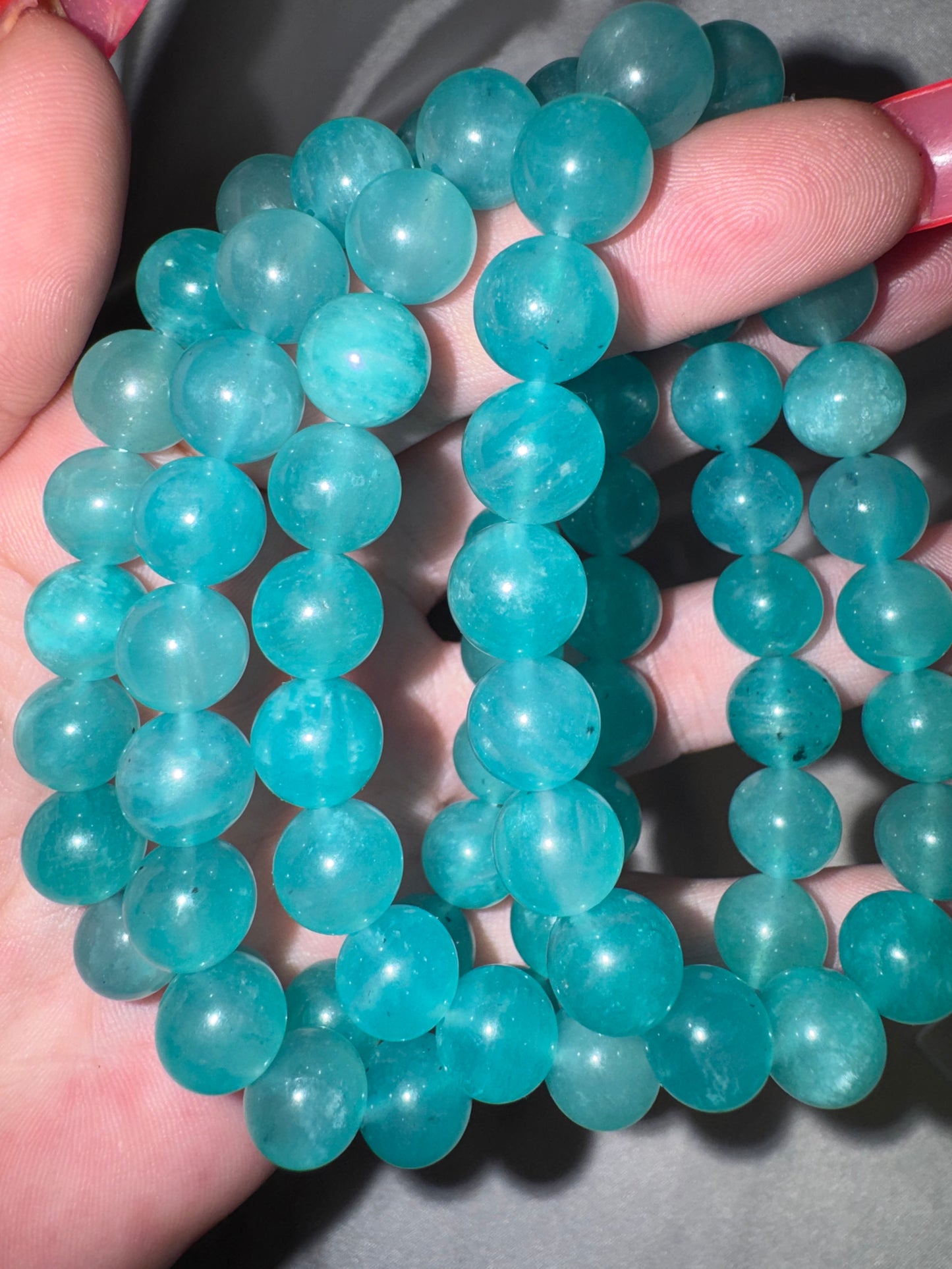 Gel Amazonite AAA 10mm Bracelet