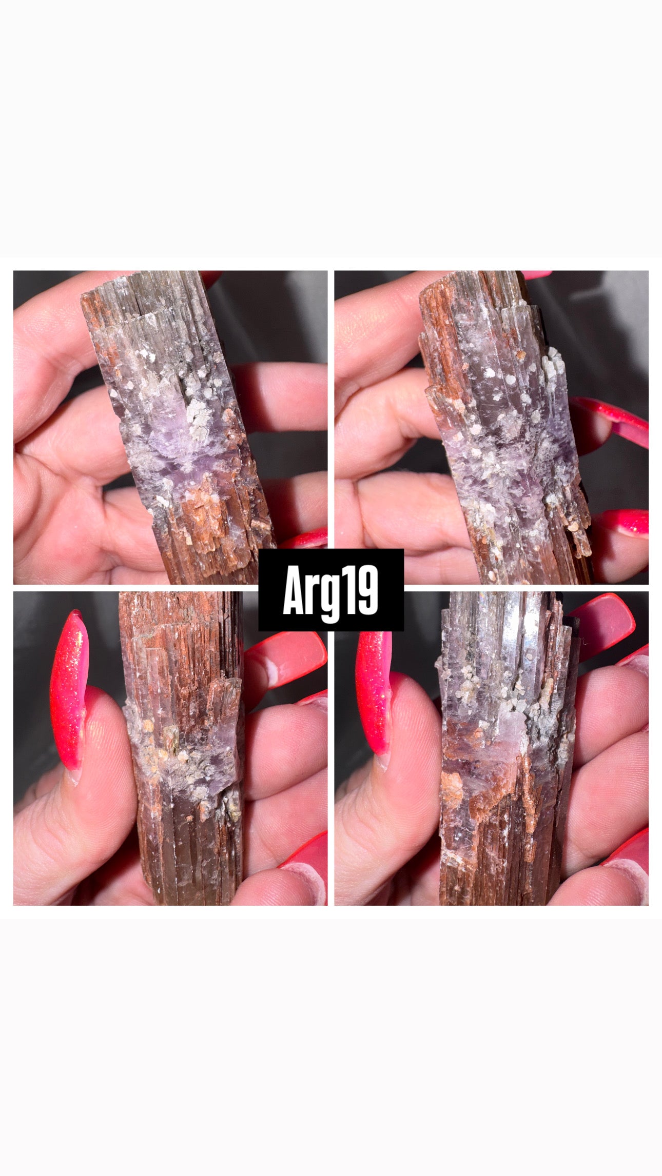 Purple Aragonite Rod
