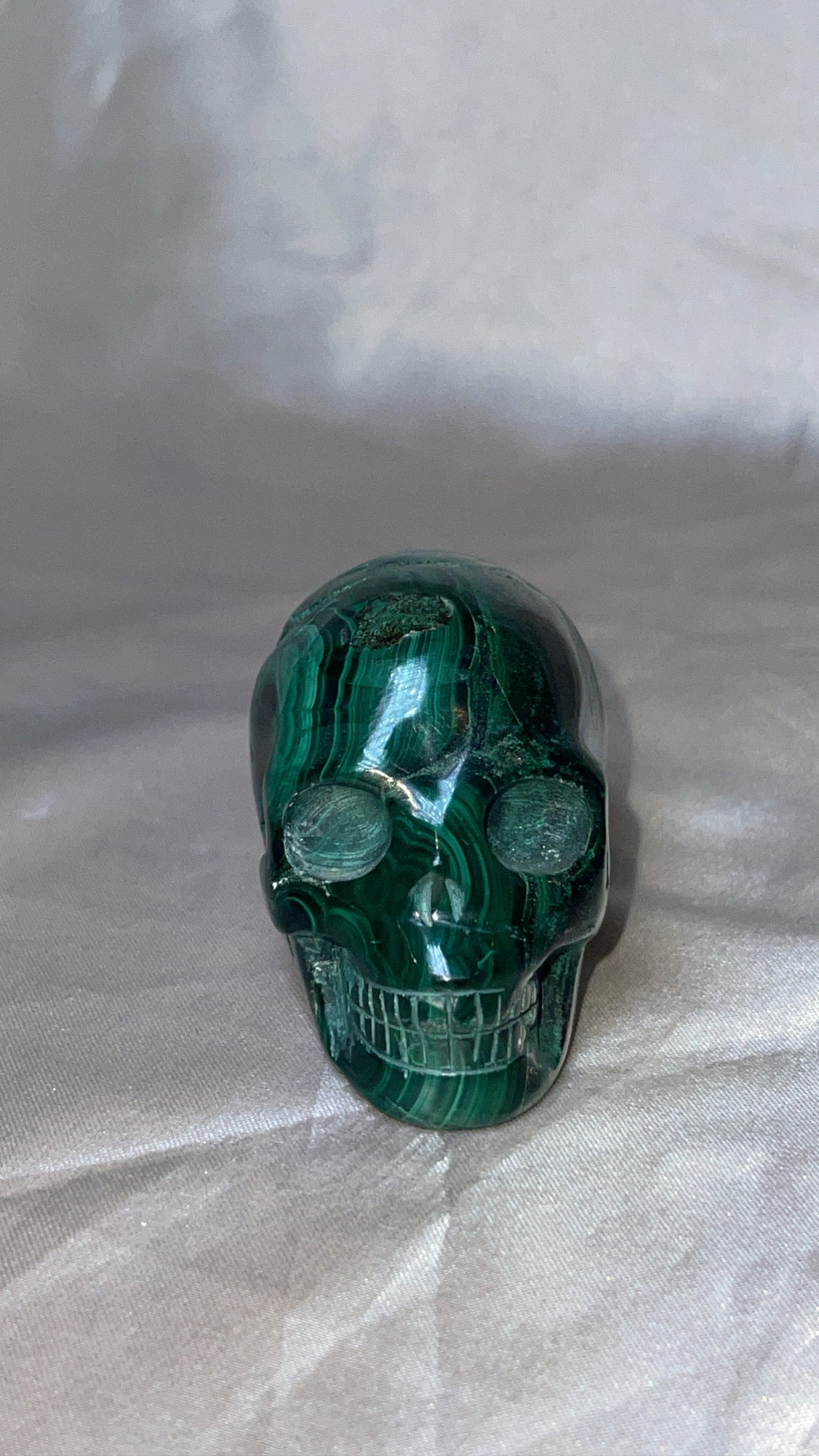 Malachite AAA Skull