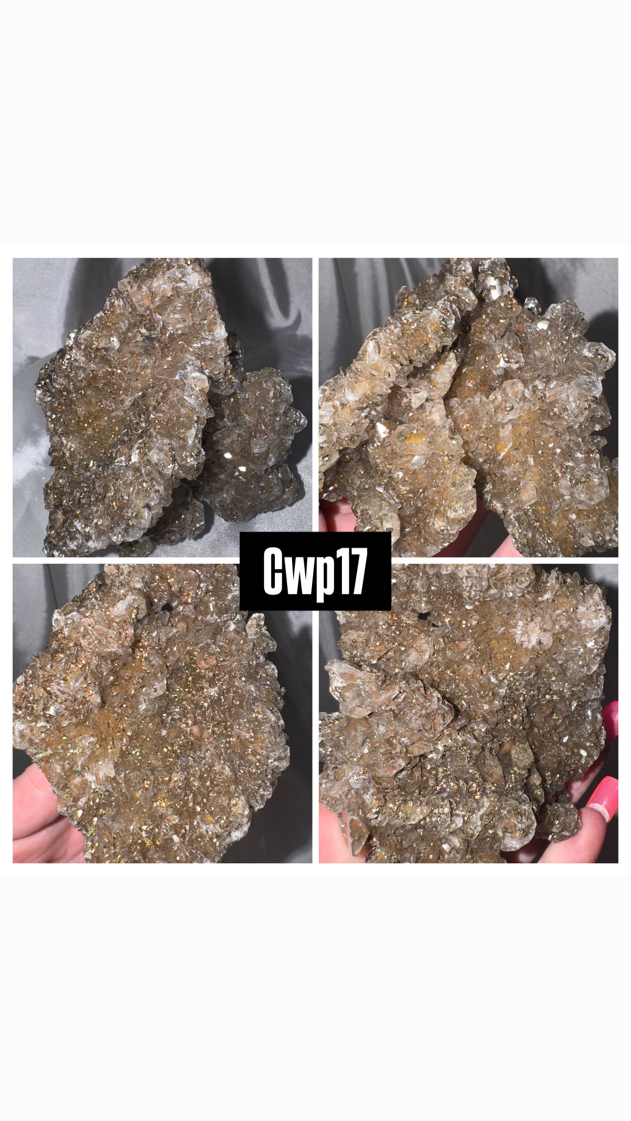 Chocolate Calcite with Pyrite AAA Specimen