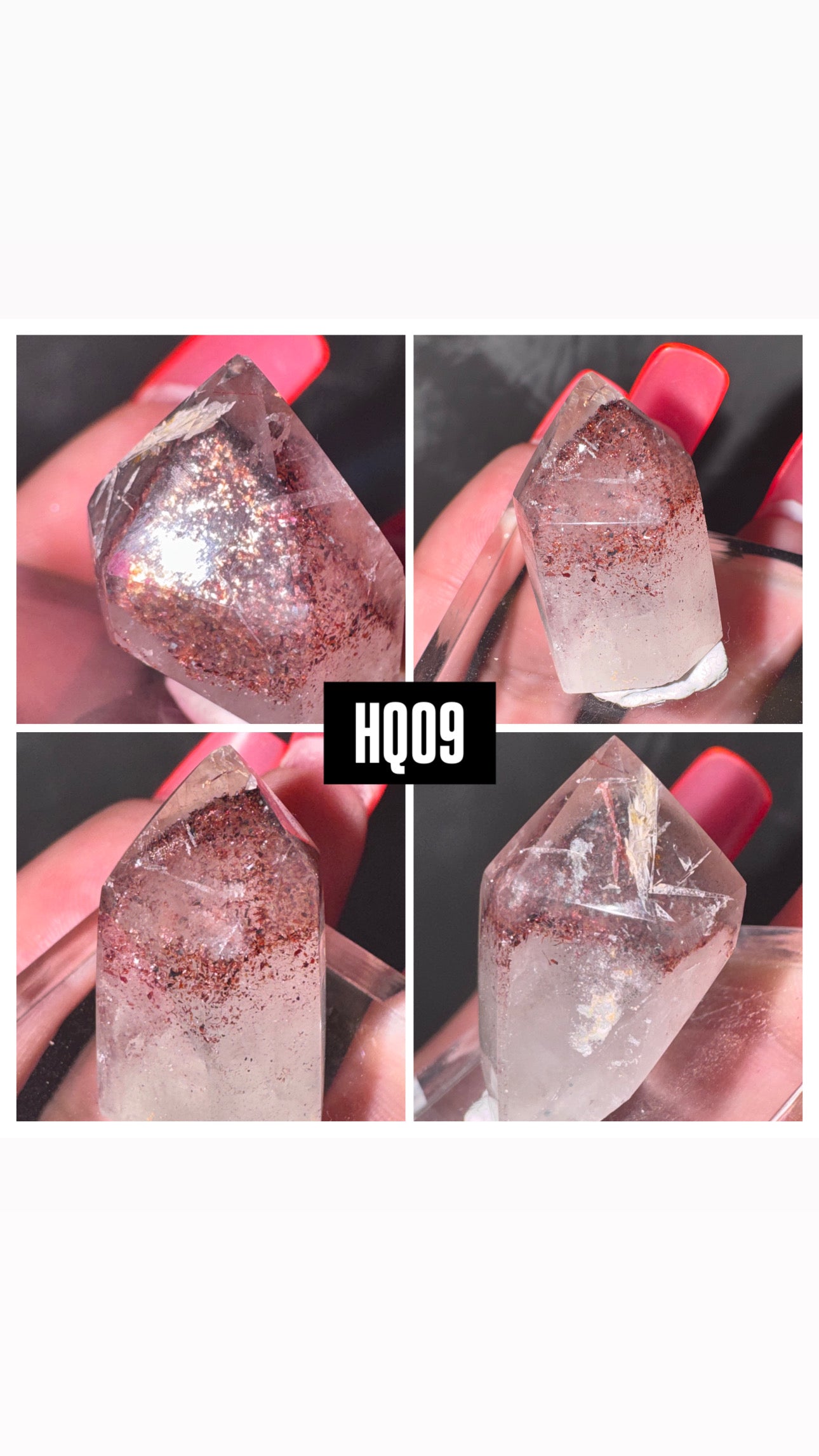 Harlequin Quartz AAA Point