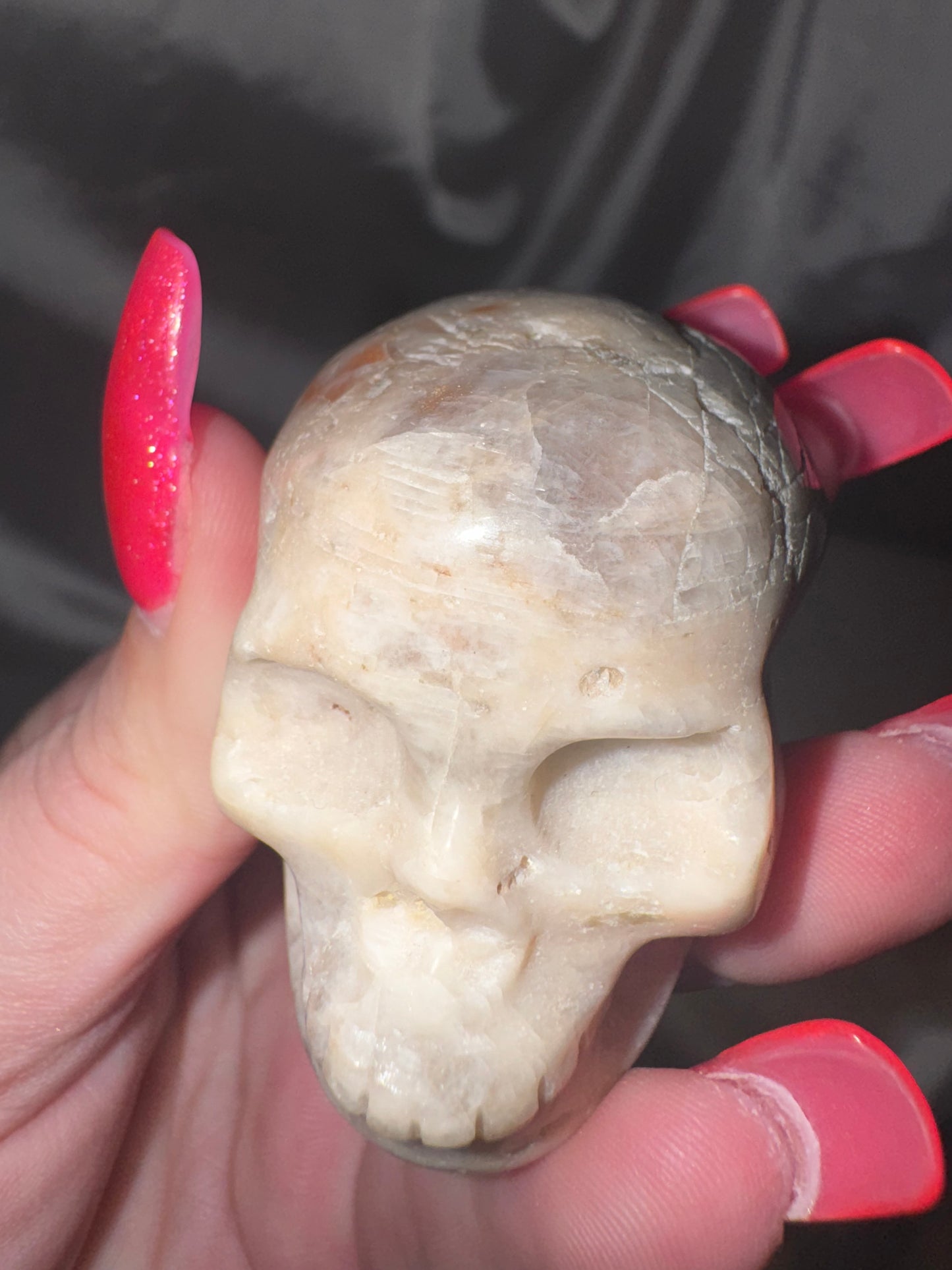 Sunstone Moonstone Skull (Last one!)