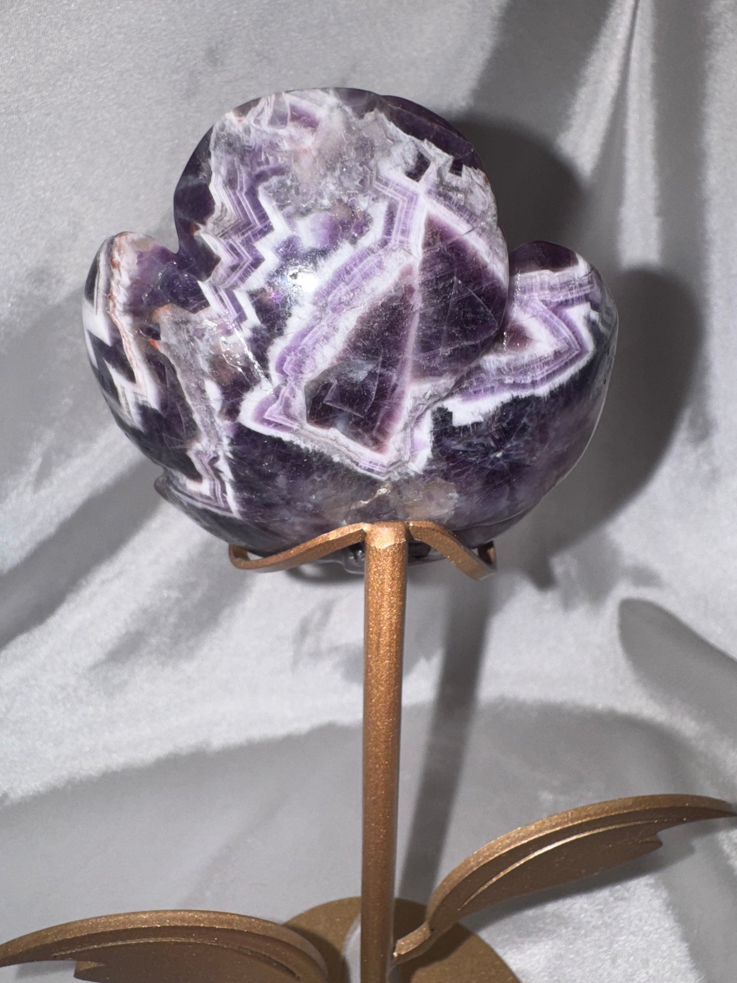 Dream Amethyst Large Flower on Stand