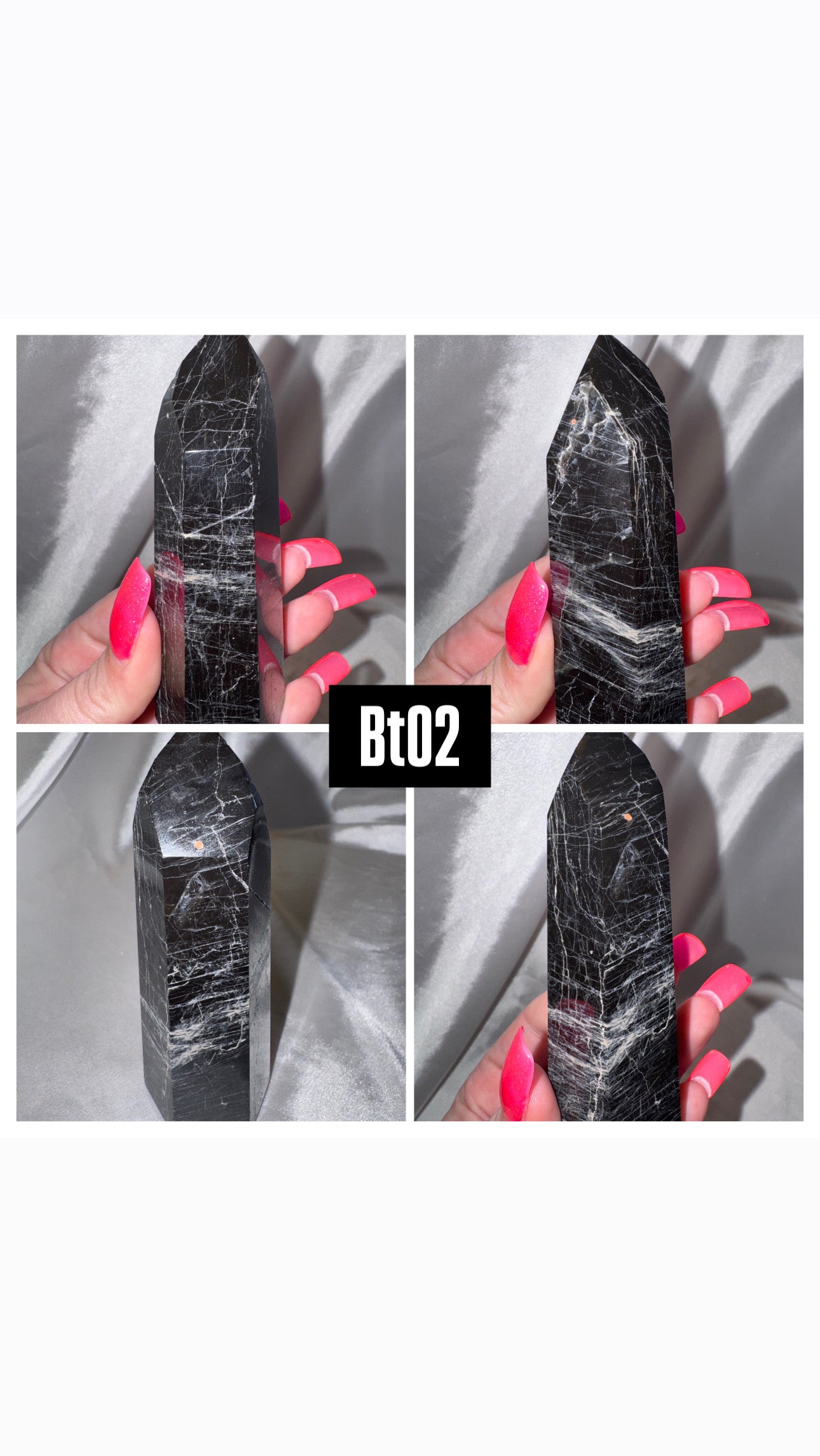 Black Tourmaline Large Tower