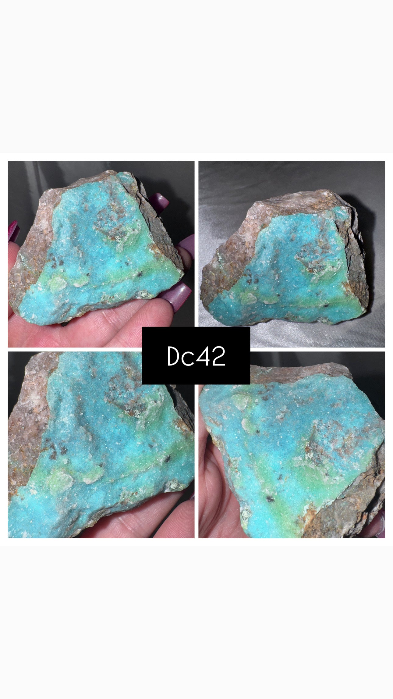 Blue Chrysocolla Specimen