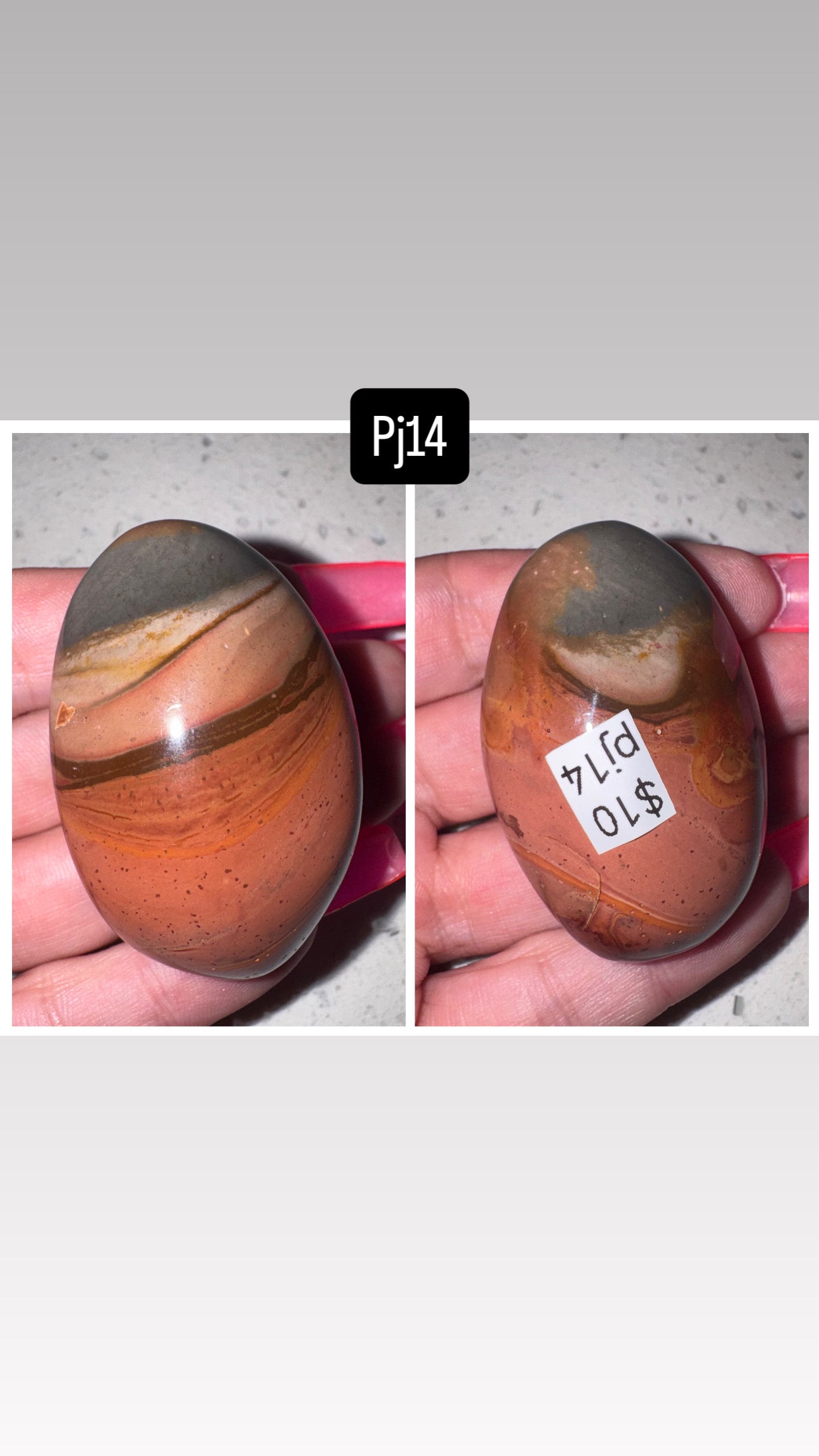 Polychrome Jasper Palmstone