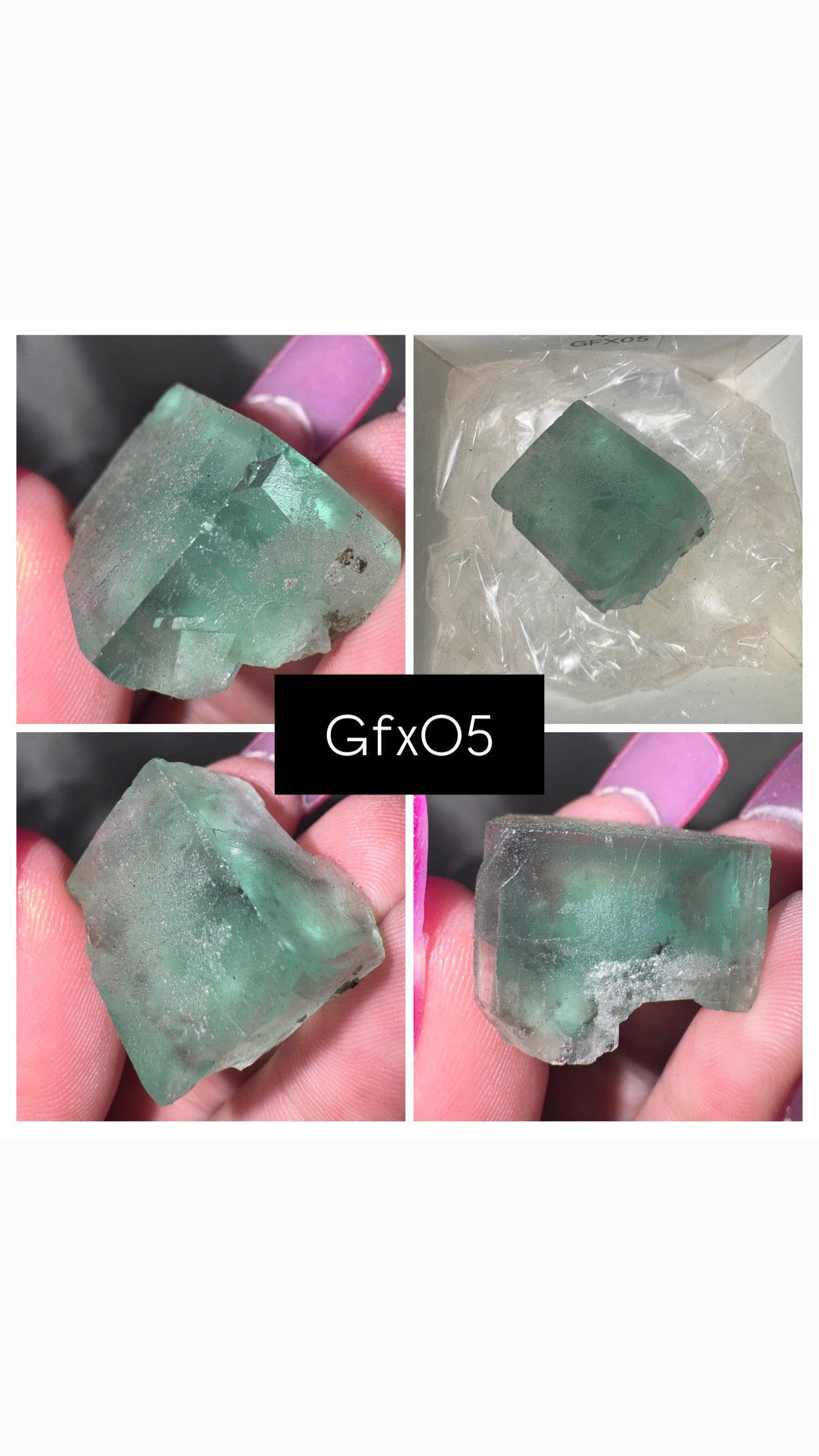Green Cubic Fluorite Specimen