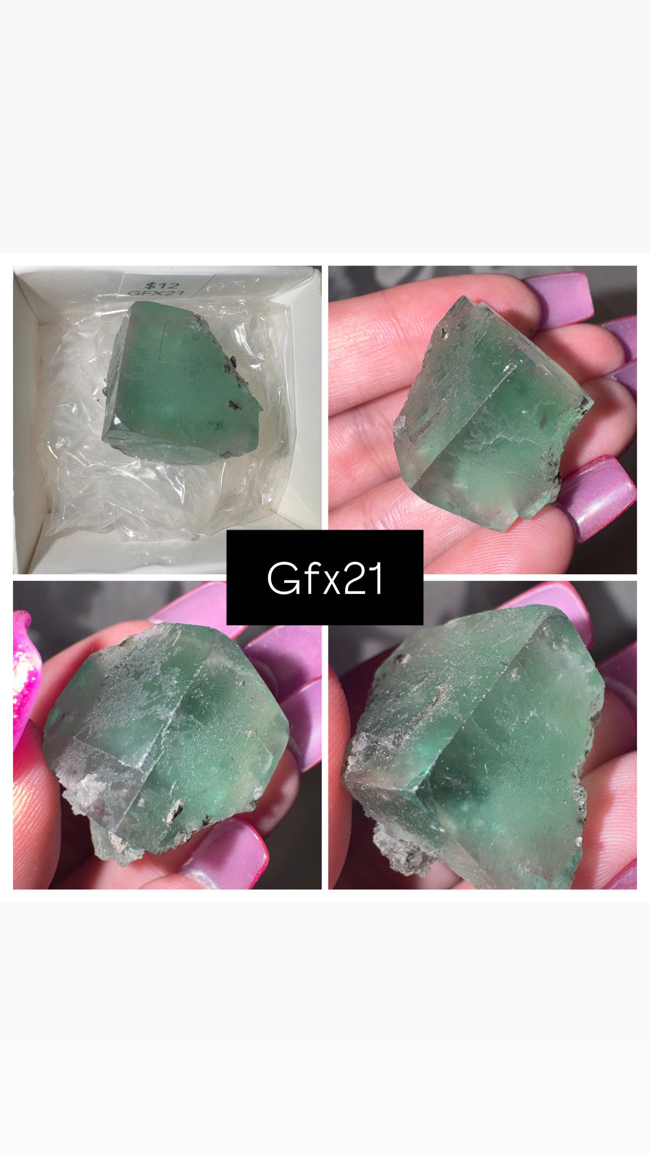 Green Cubic Fluorite Specimen